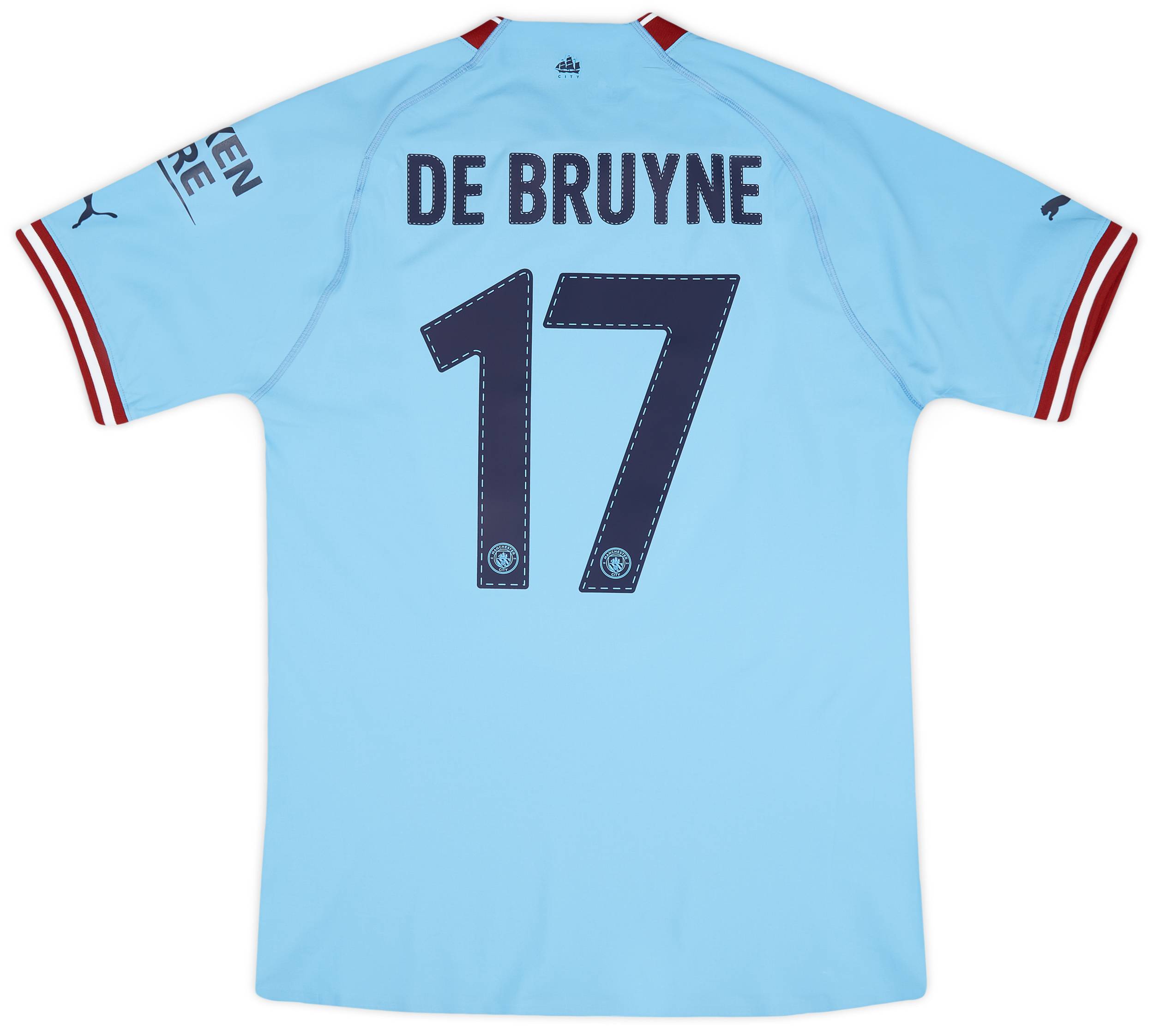 DE BRUYNE ユニフォーム 17番 【Mサイズ】 2022-23 Manchester City Player Issue Home European Shirt De