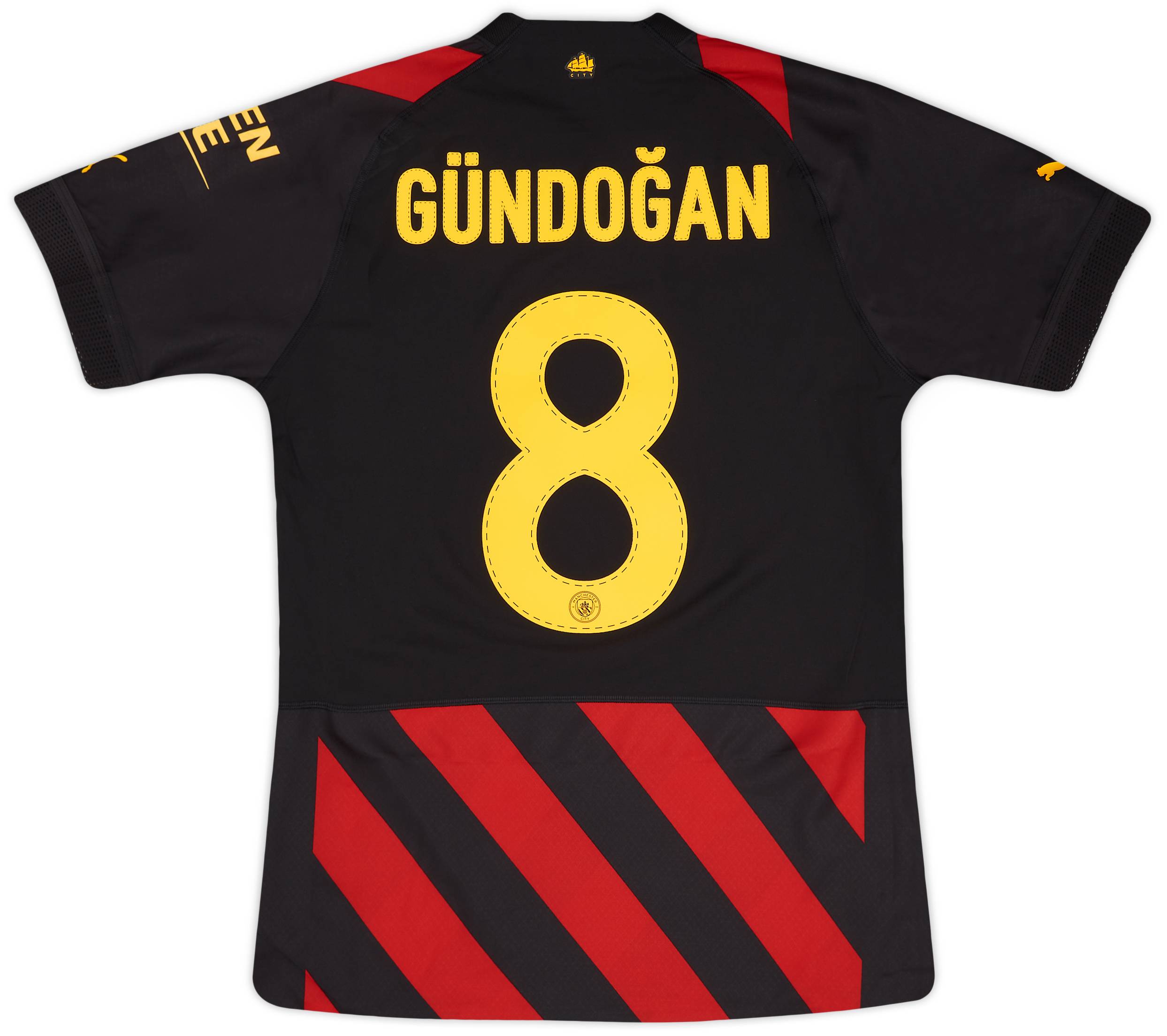 2022-23 Manchester City Player Issue Away European Shirt Gundogan #8