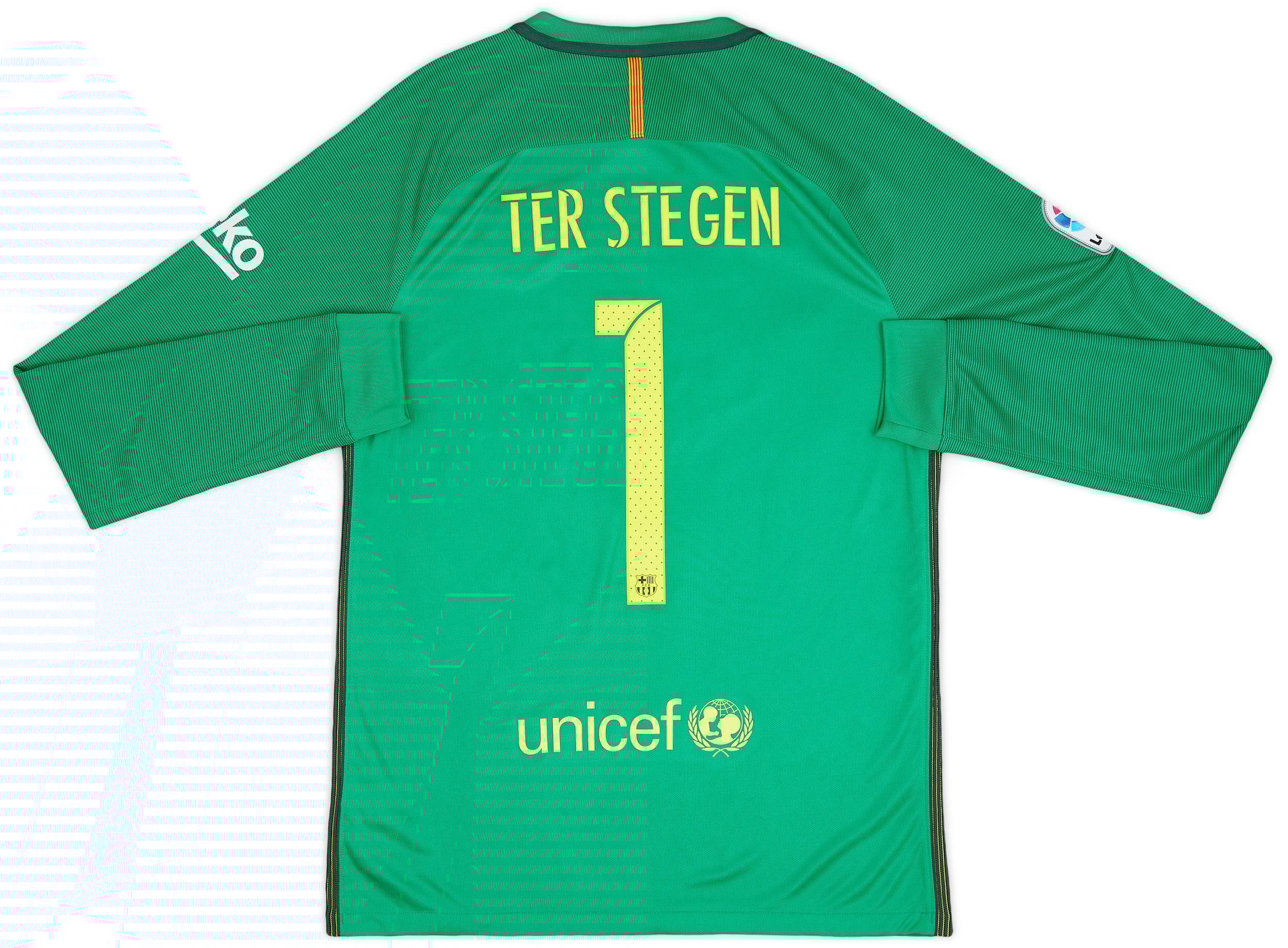 2016-17 Barcelona GK Away Shirt ter Stegen #1 (M)