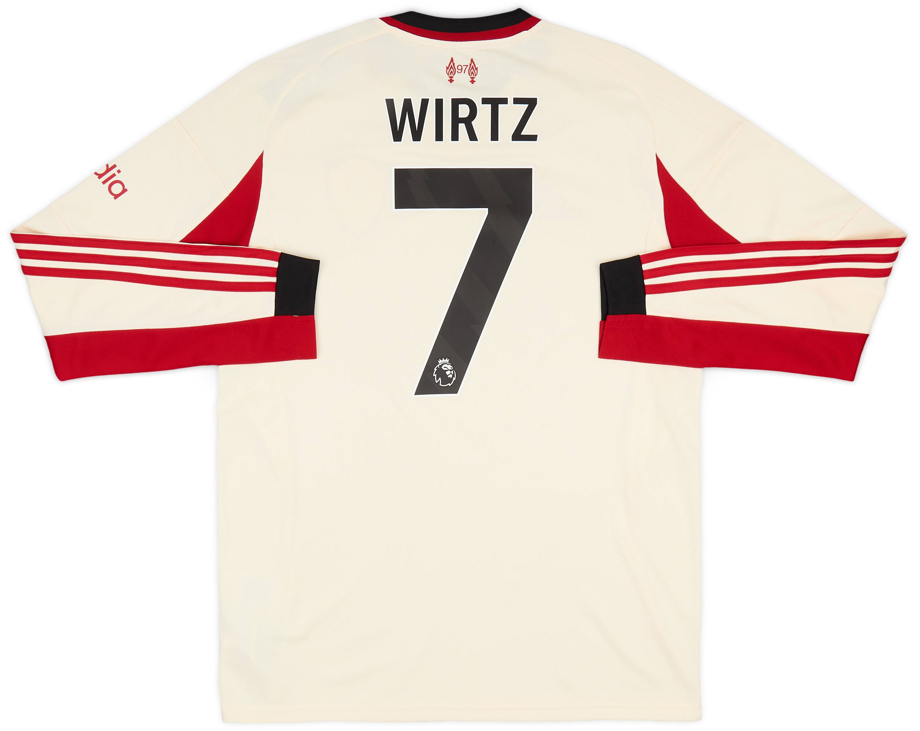 2025-26 Liverpool Away L/S Shirt Wirtz #7