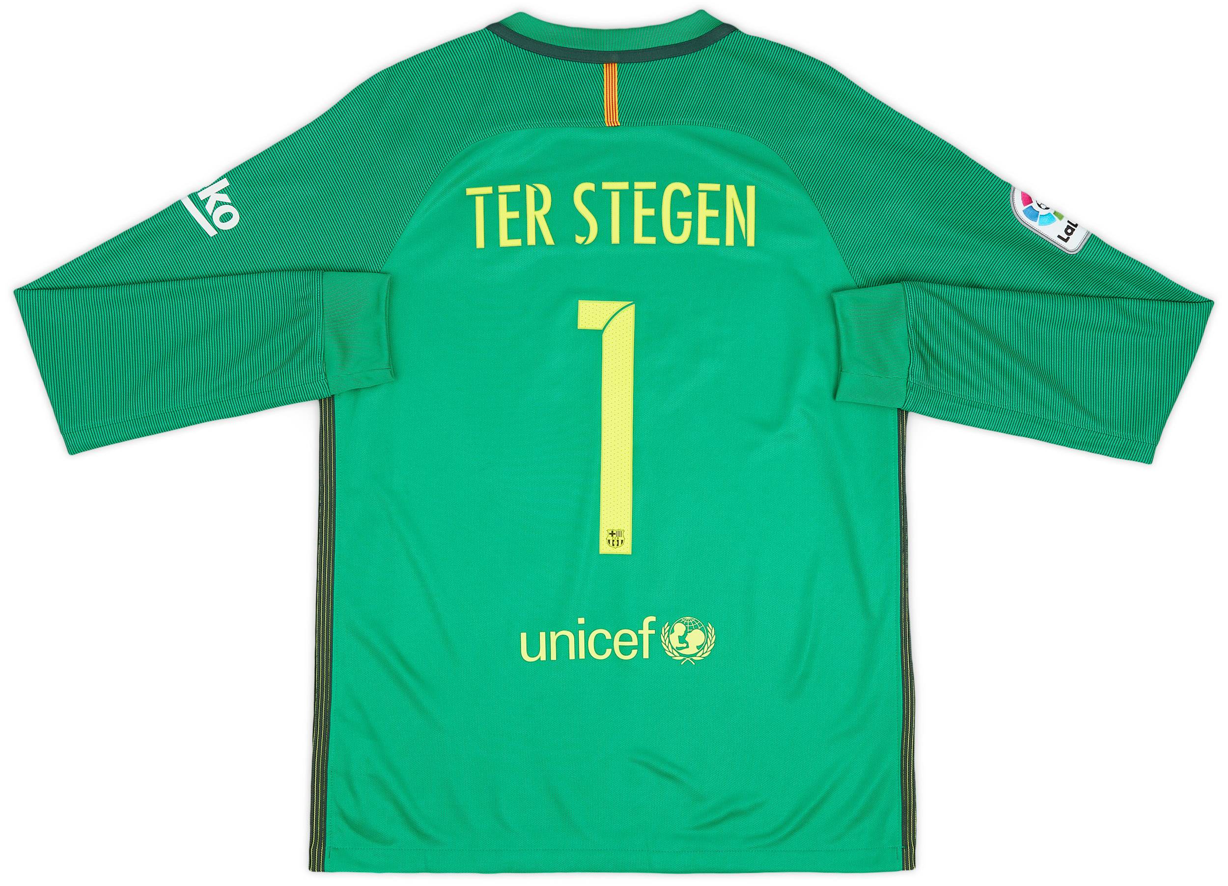 2016-17 Barcelona GK Away Shirt ter Stegen #1 (M.Kids)