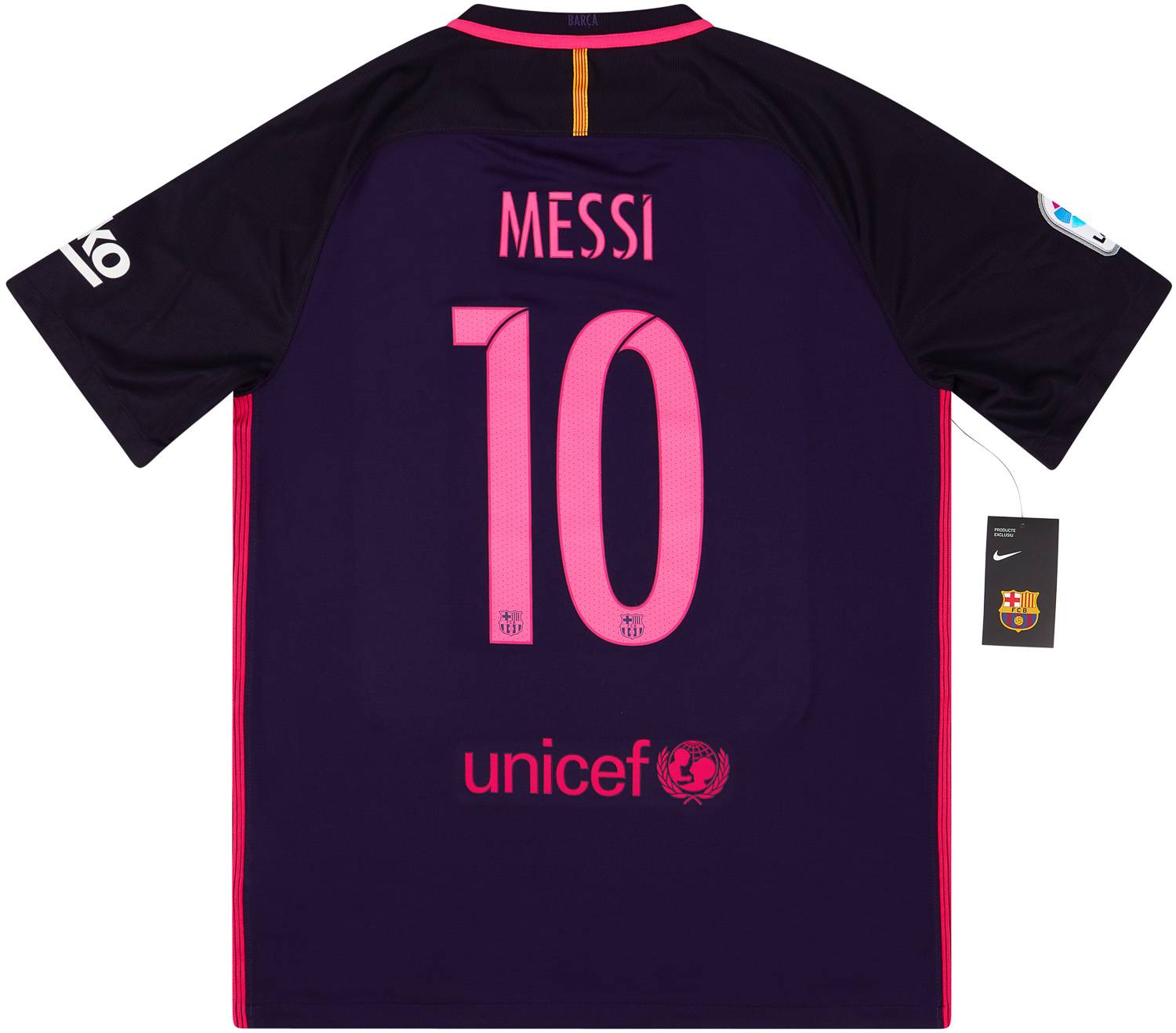 2016-17 Barcelona Away Shirt Messi #10