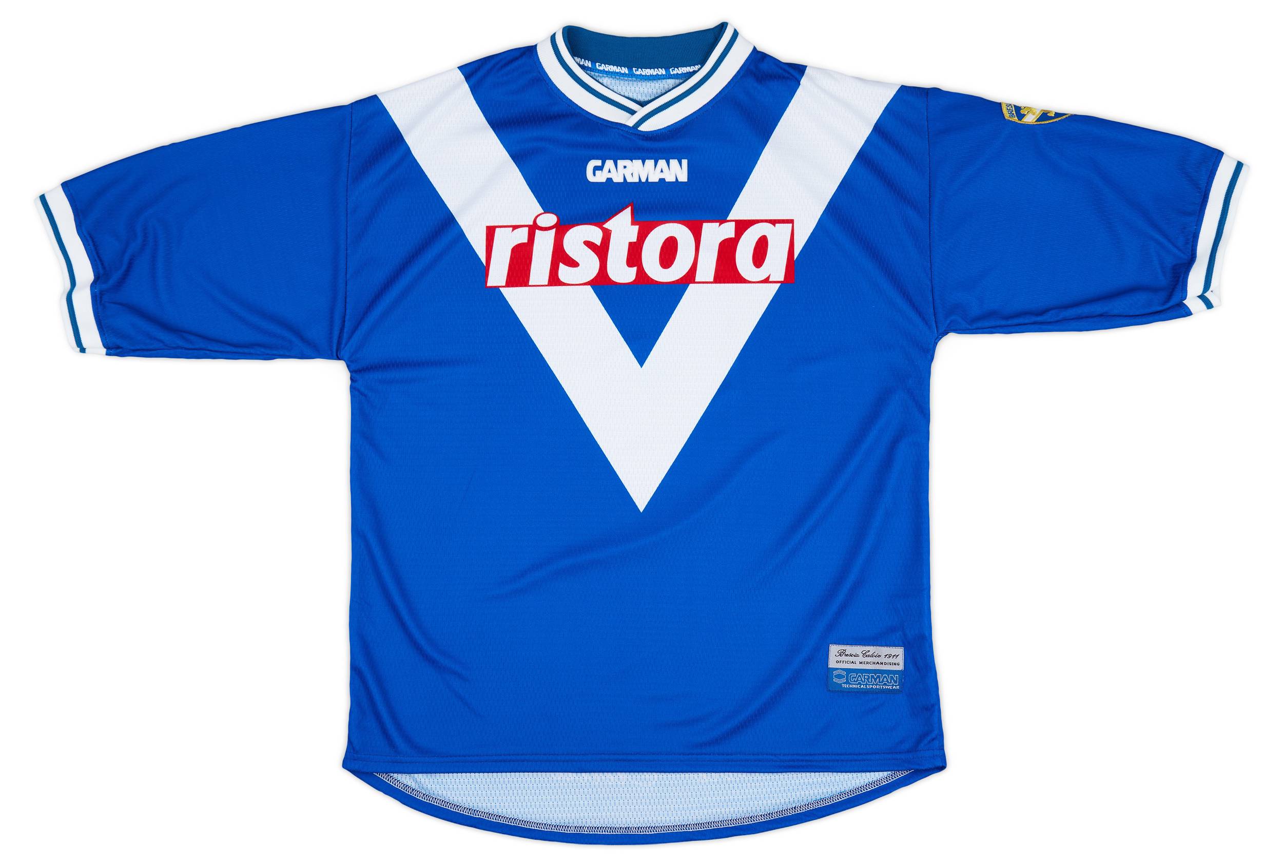 2000-01 Brescia Garman Reissue Home Shirt Baggio #10