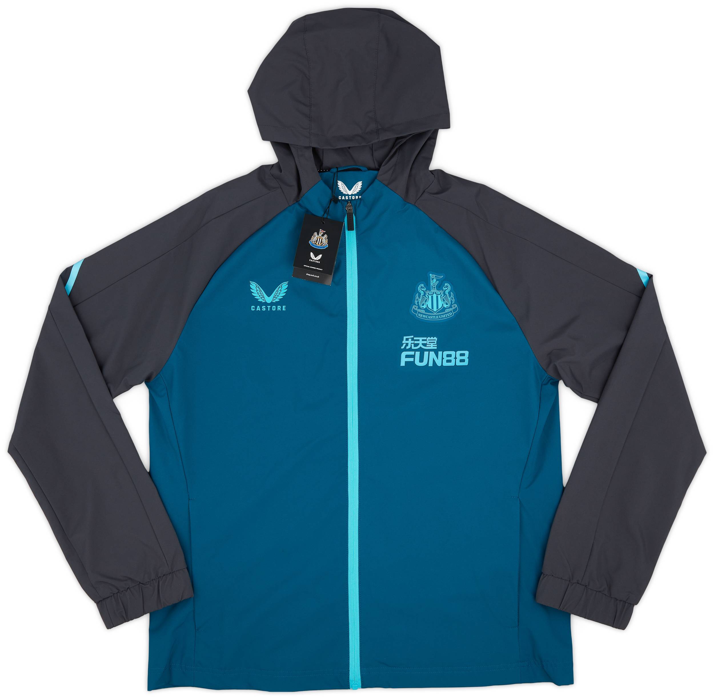 2022-23 Newcastle Castore Hooded Rain Jacket (L)
