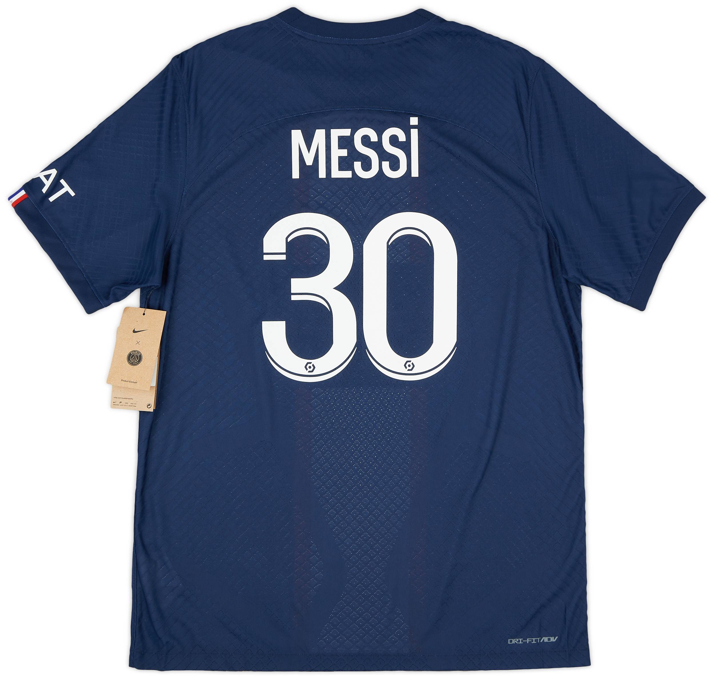 2022-23 Paris Saint-Germain Authentic Home Shirt Messi #30