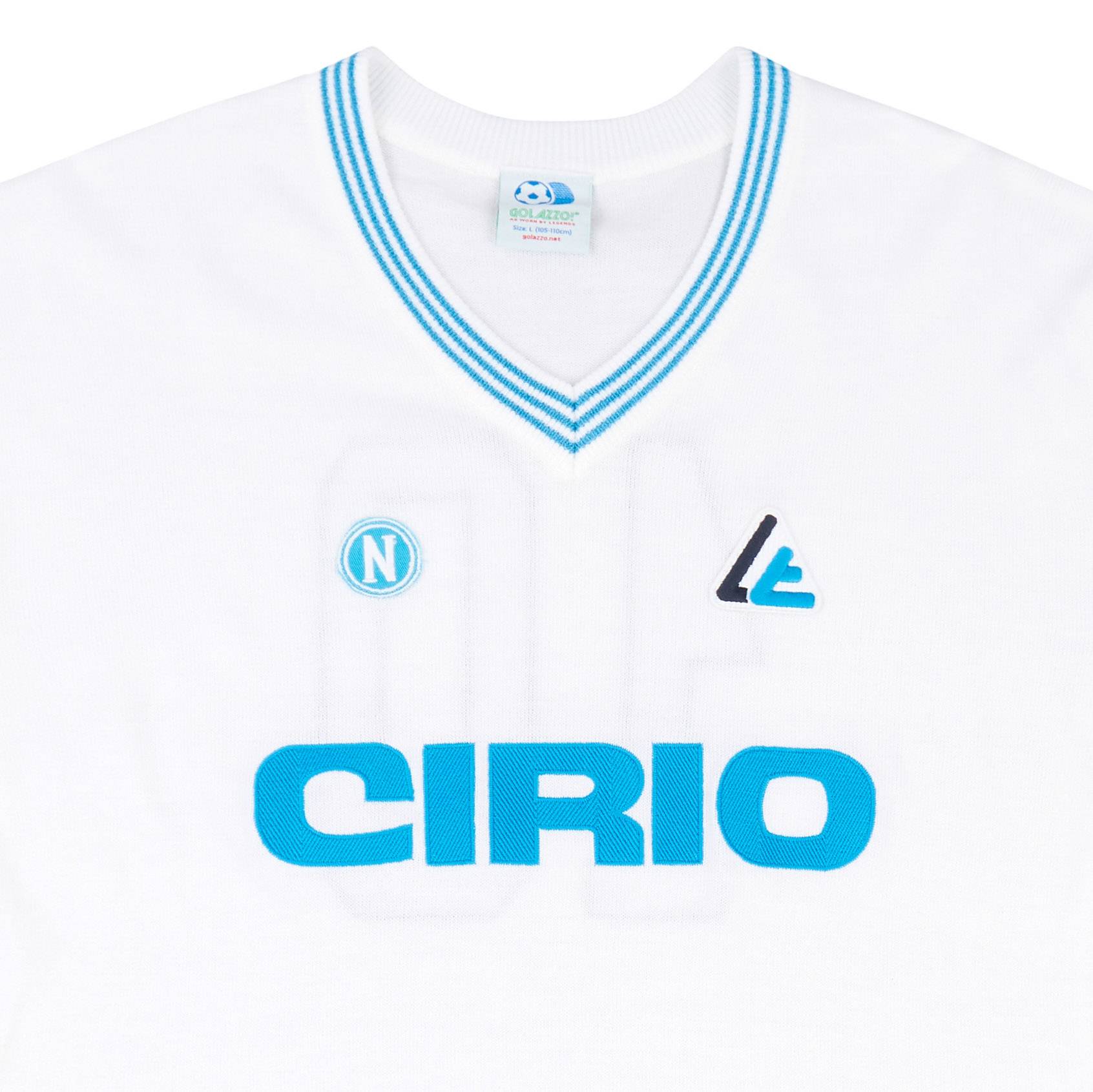 1984-85 Napoli Linea Time-Reissue Away L/S Shirt #10