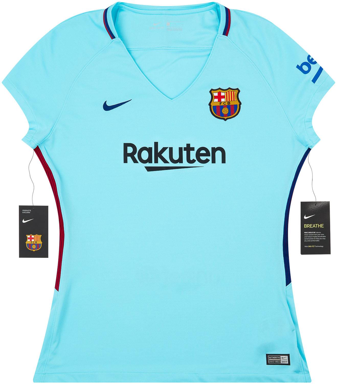 2017-18 Barcelona Away Shirt Womens