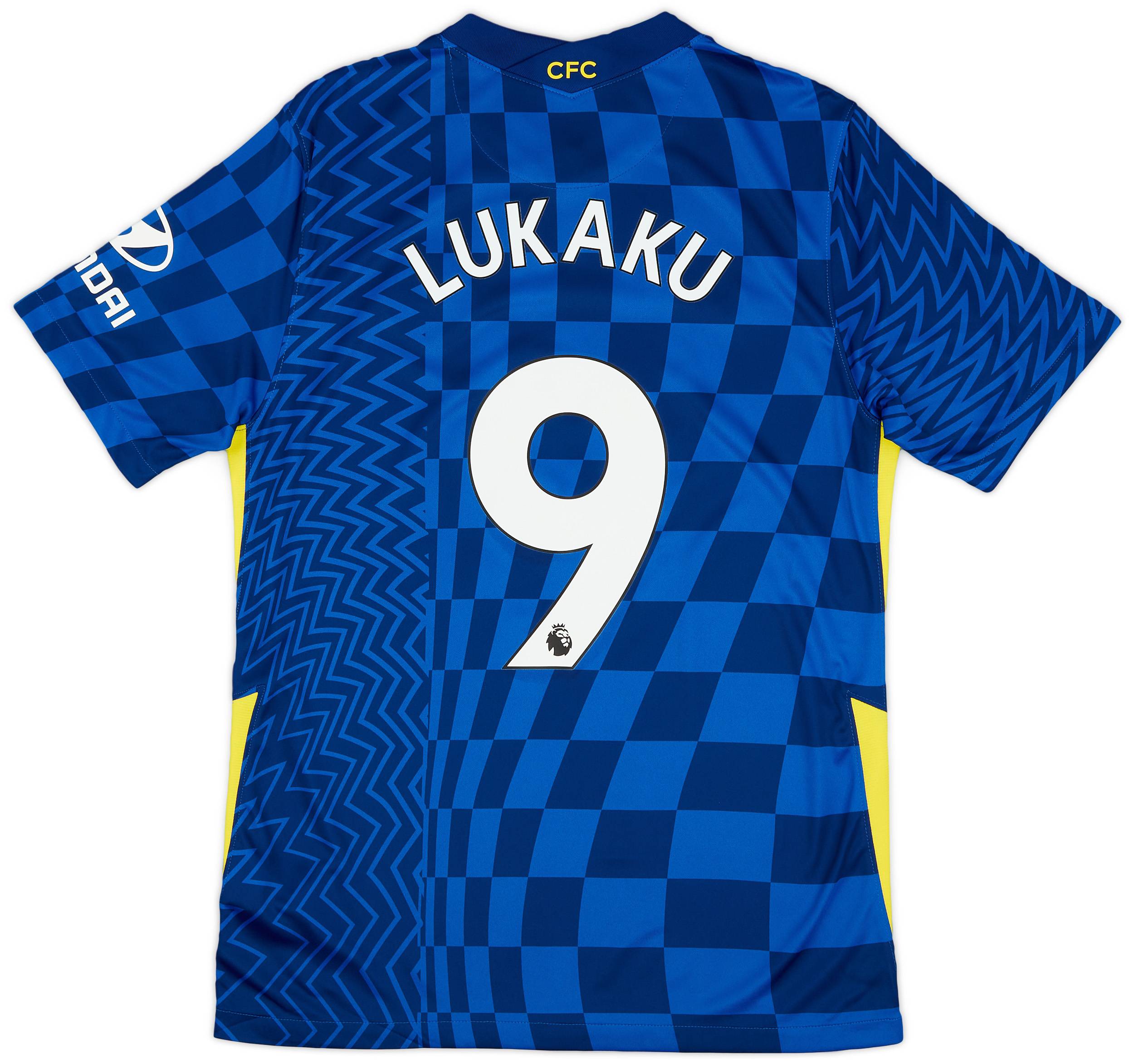 2021-22 Chelsea Home Shirt Lukaku #9 - (S)