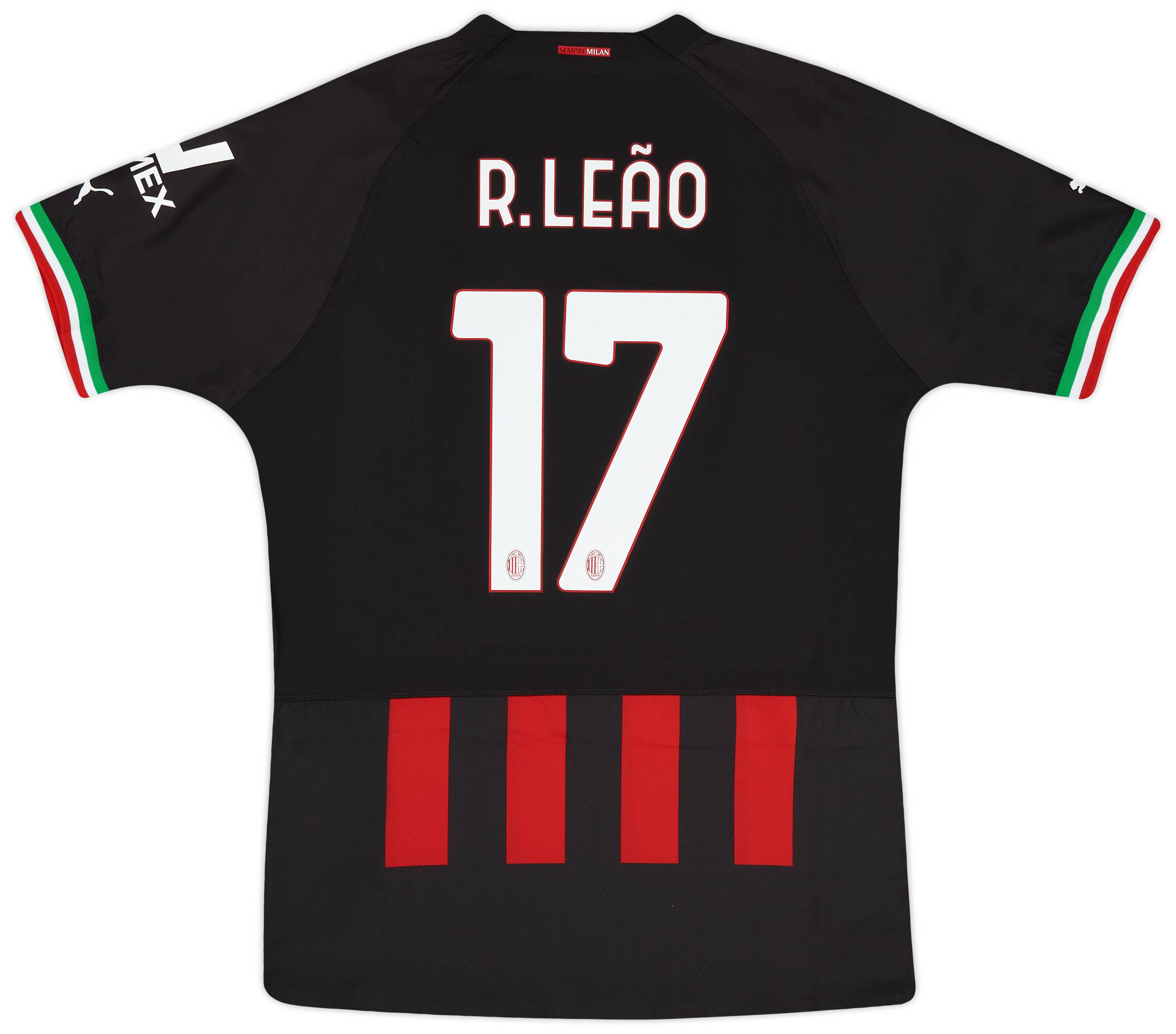 2022-23 AC Milan Authentic Home Shirt R.Leao #17