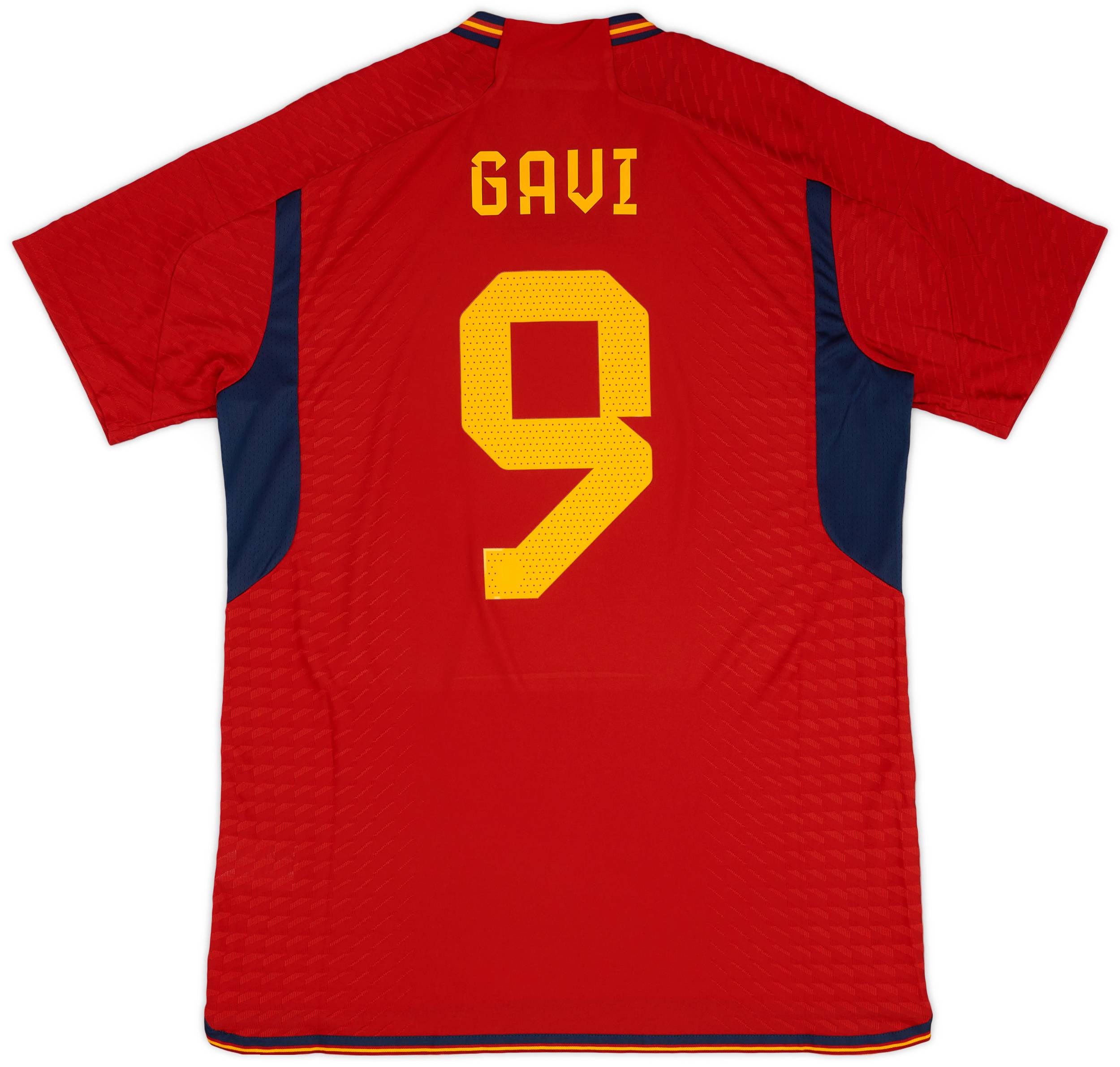 2022-23 Spain Authentic Home Shirt Gavi #9