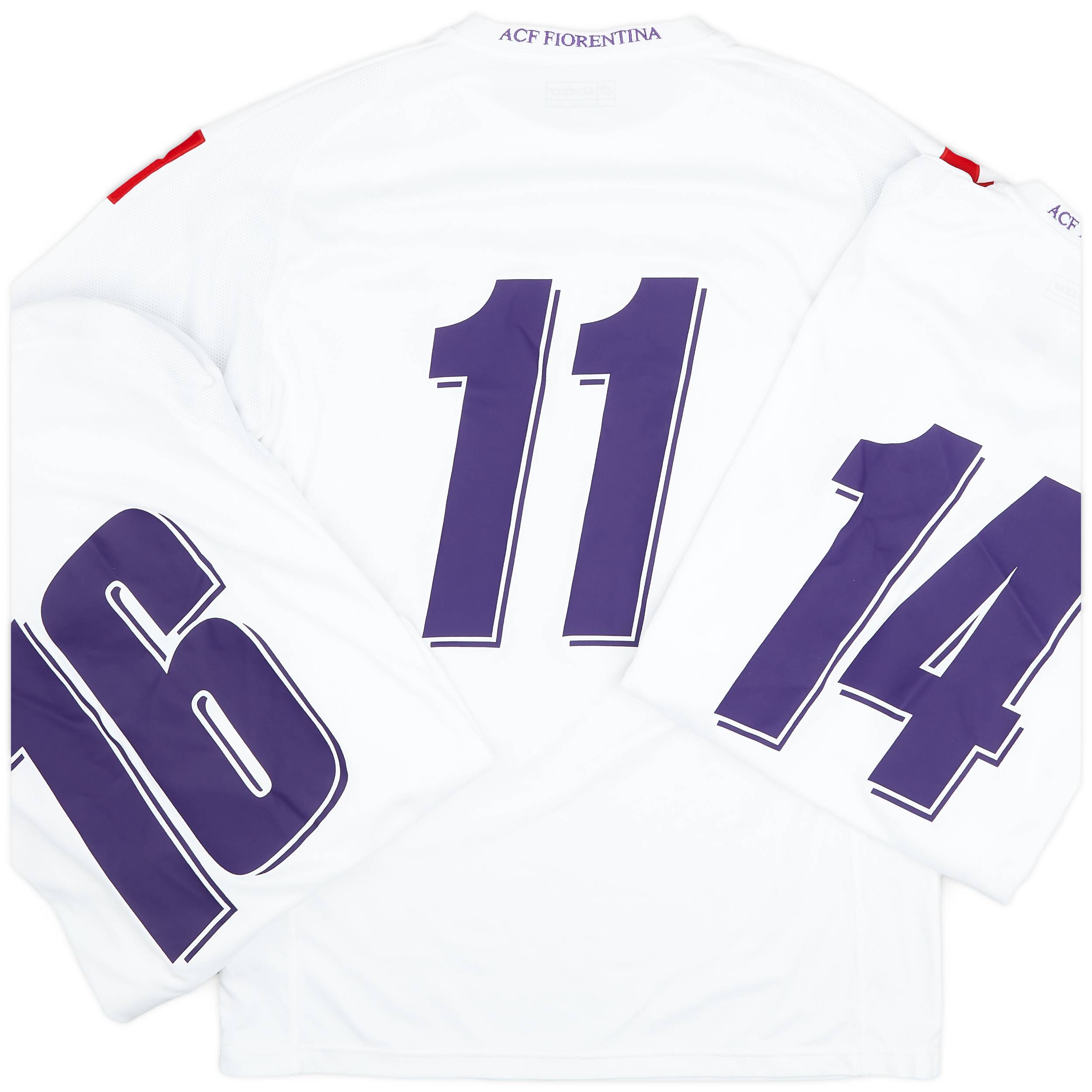 2007-08 Fiorentina Player Issue Away Shirt # - 4/10 - (L)