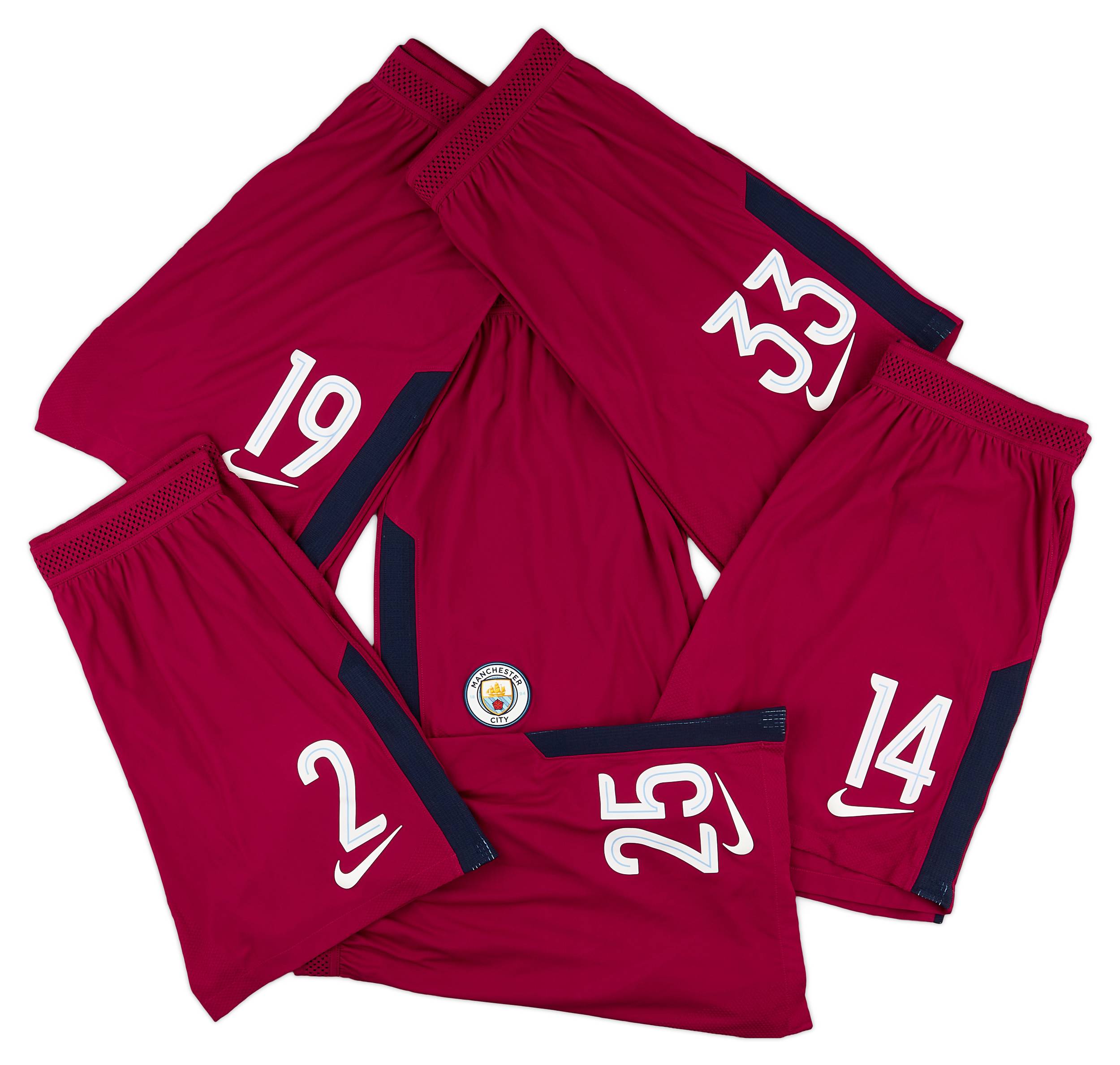 2017-18 Manchester City Player Issue Away Shorts #