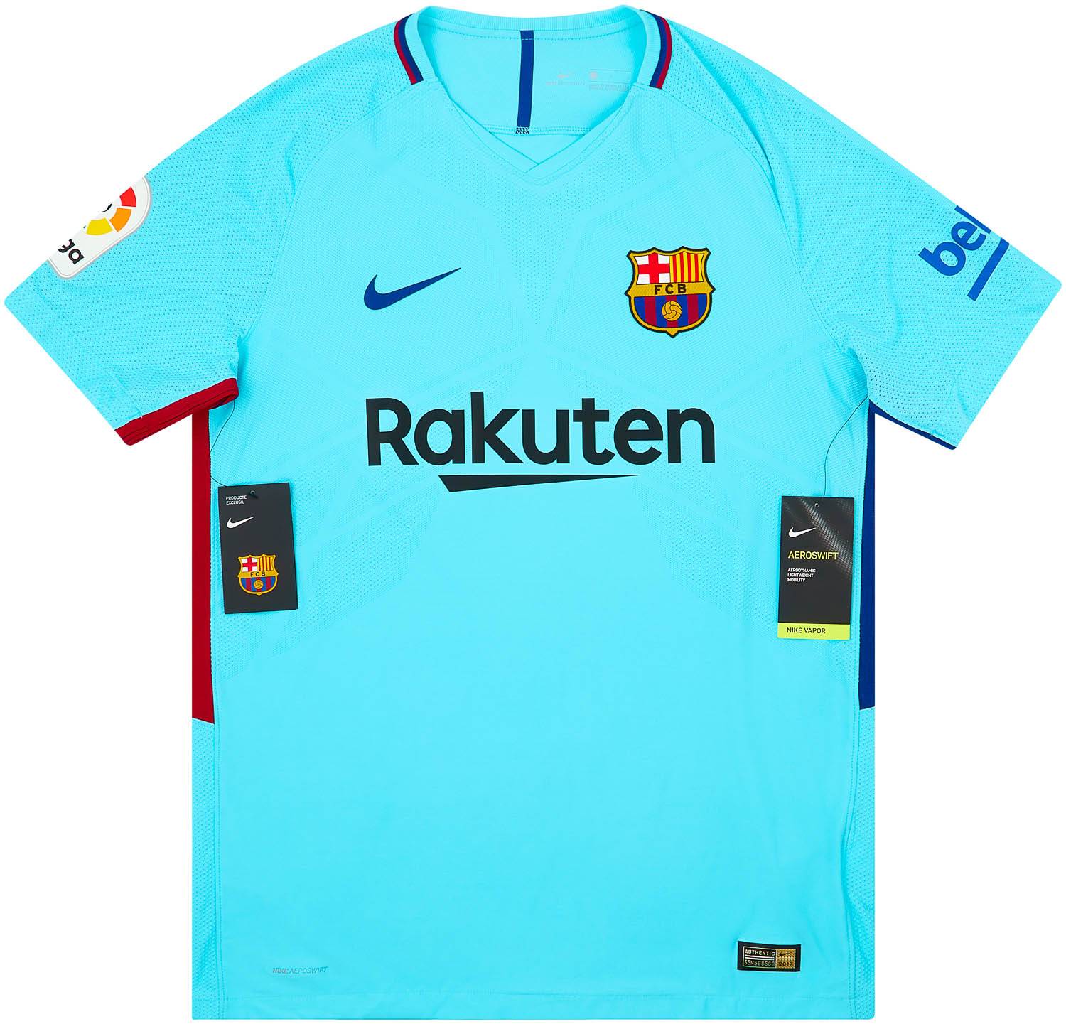 2017 18 Barcelona Authentic Away Shirt