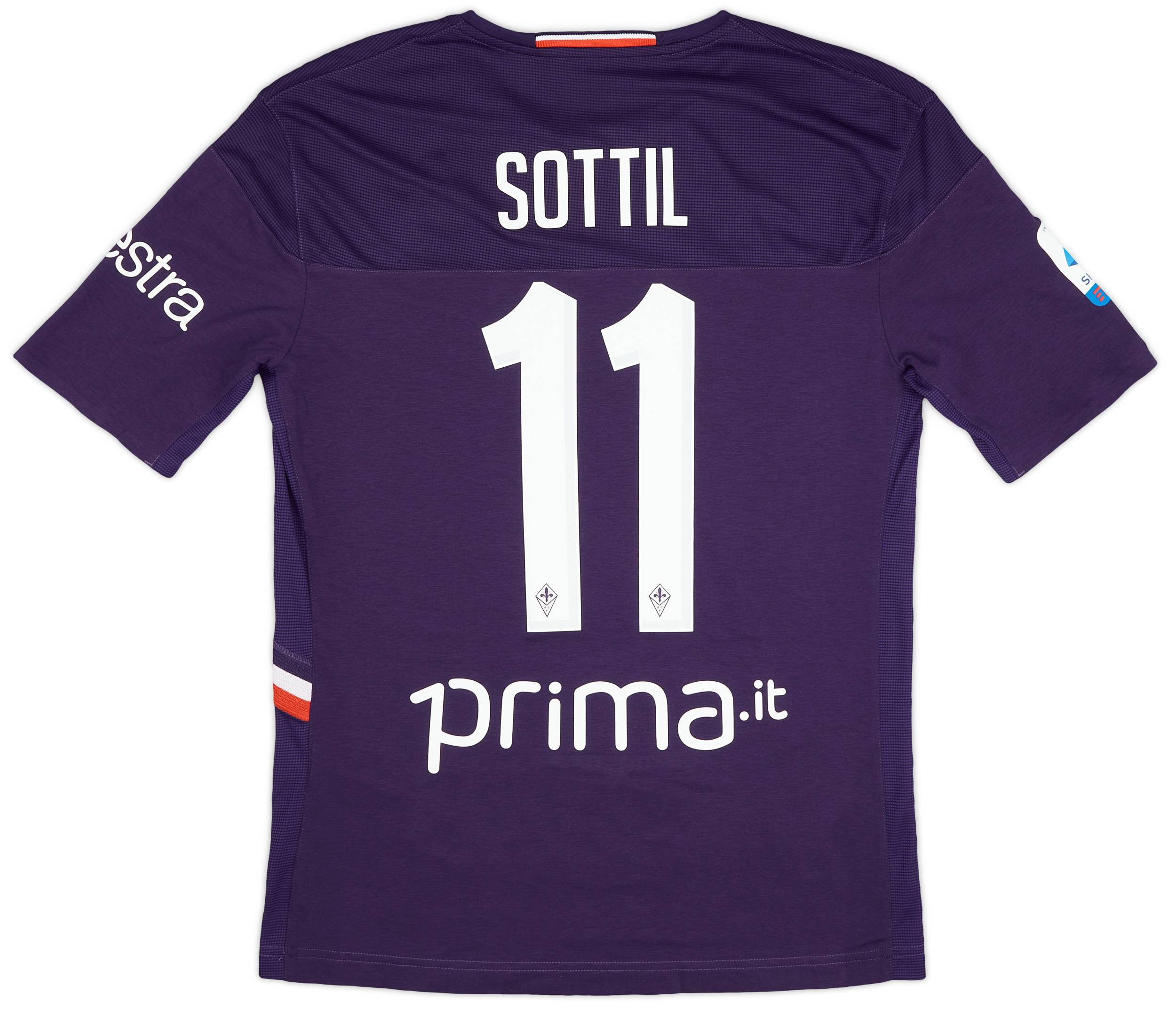 2019-20 Fiorentina Match Issue Home Shirt Sottil #11 - As New - (L)
