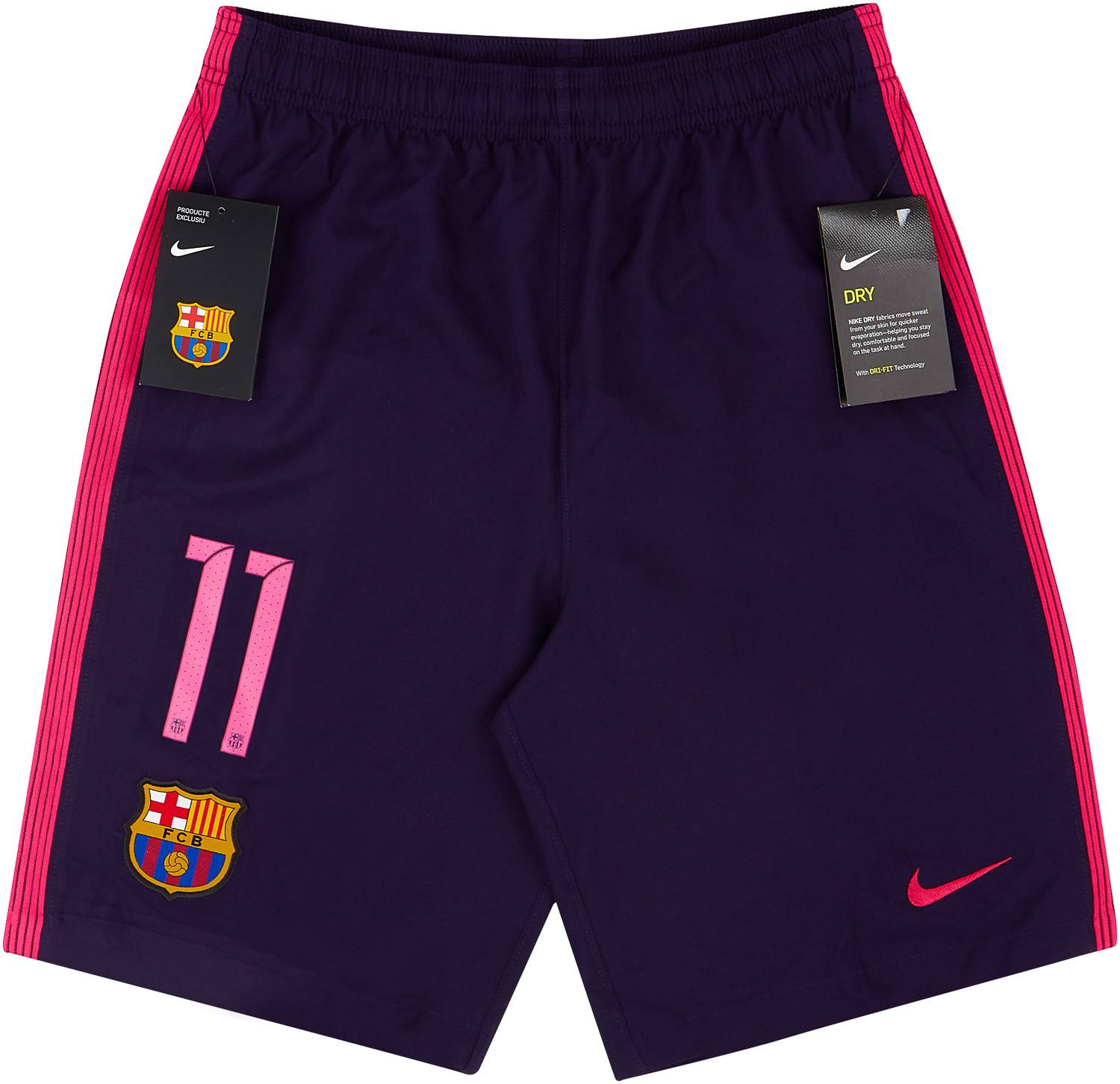 2016 17 Barcelona Away Shorts 11 Neymar Jr KIDS