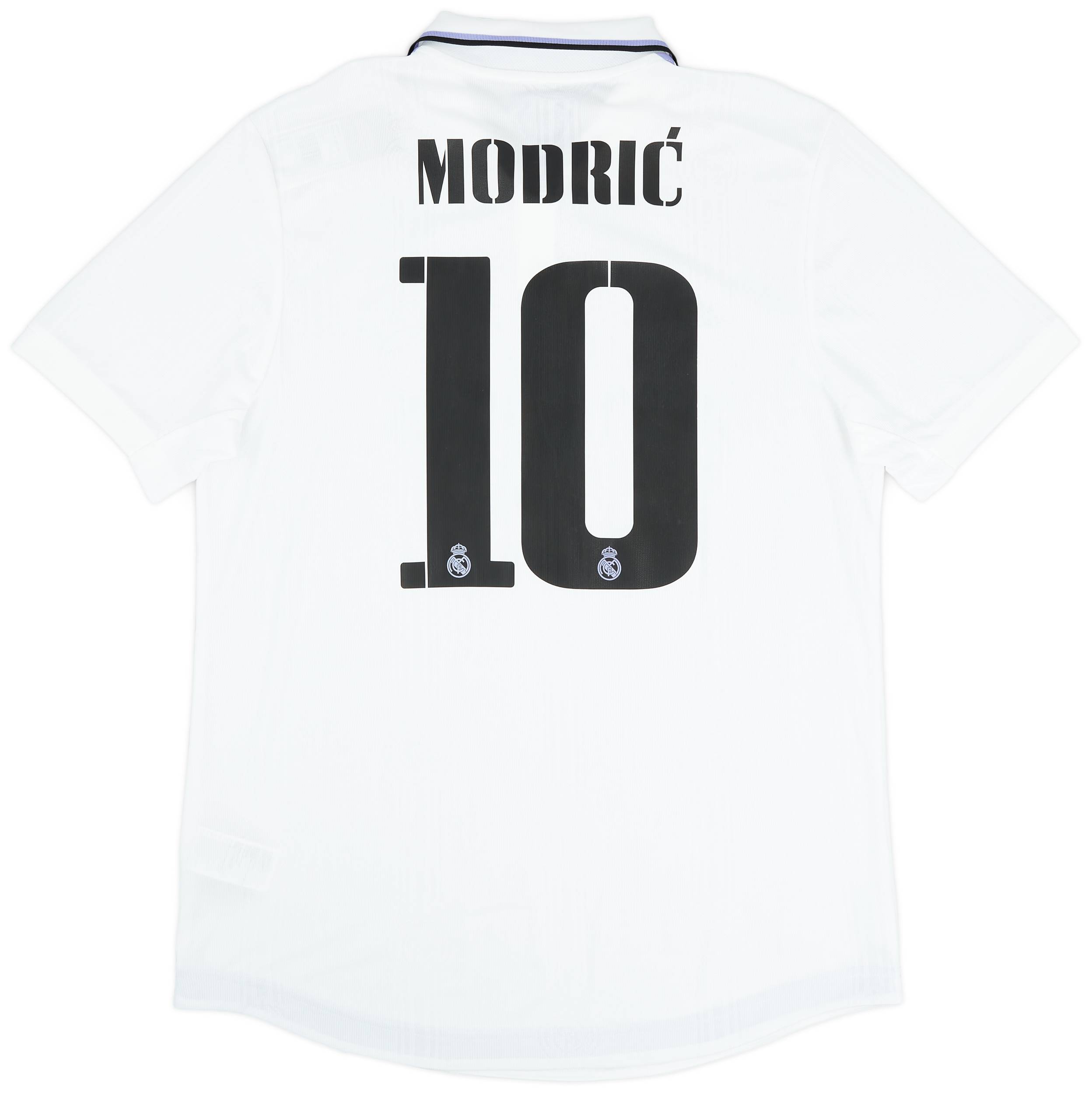 2022-23 Real Madrid Authentic Home Shirt Modric #10