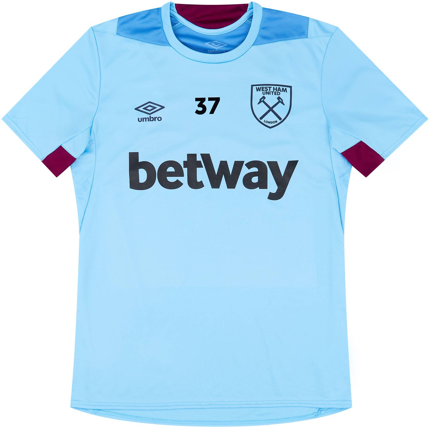 2018-19 West Ham Player Issue Training Shirt # (Excellent) S