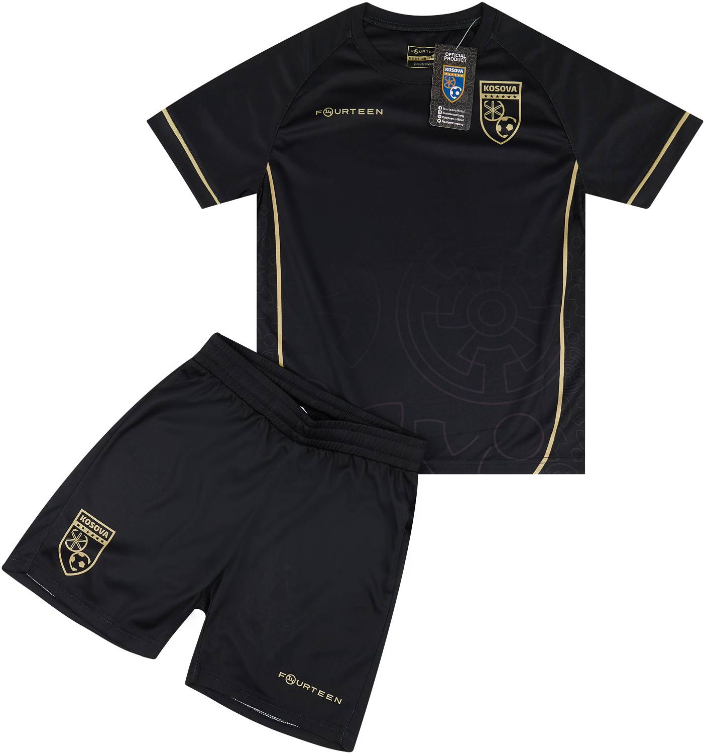 2021 22 Kosovo Third Shirt Shorts Kit KIDS