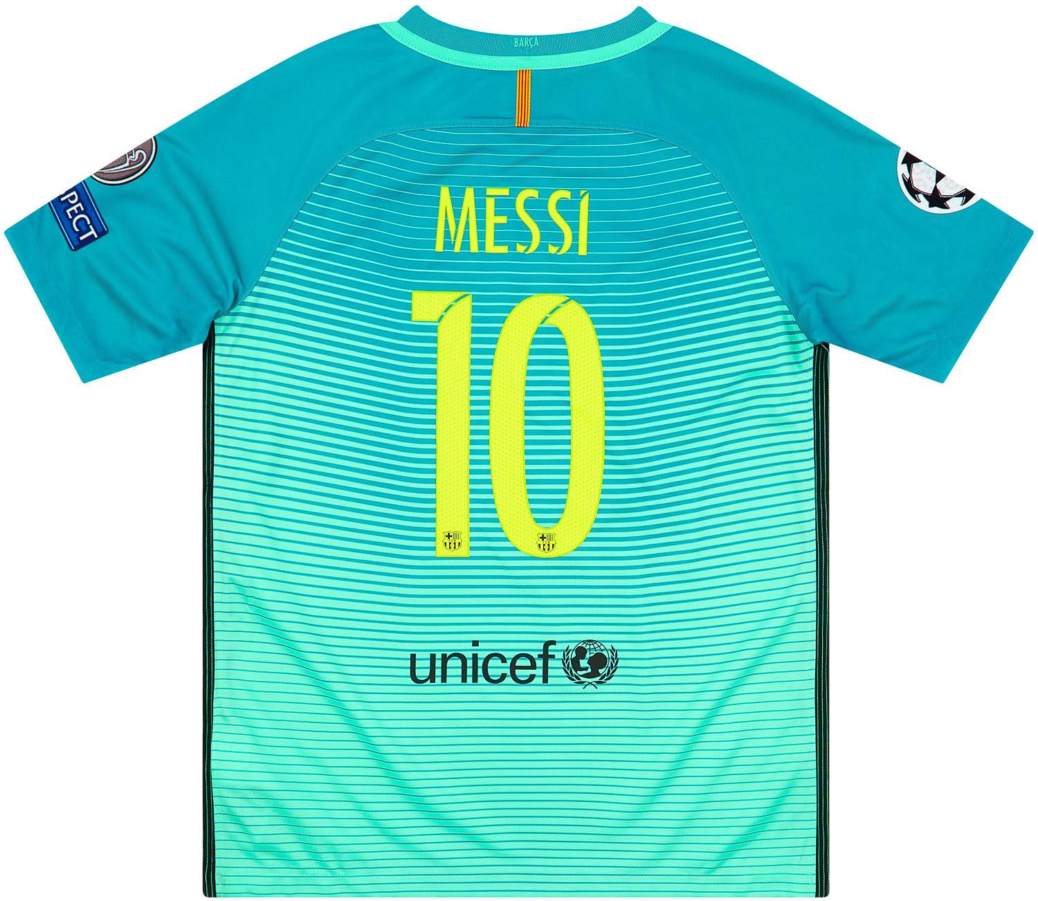 2016-17 Barcelona Third Shirt Messi #10 - NEW - KIDS