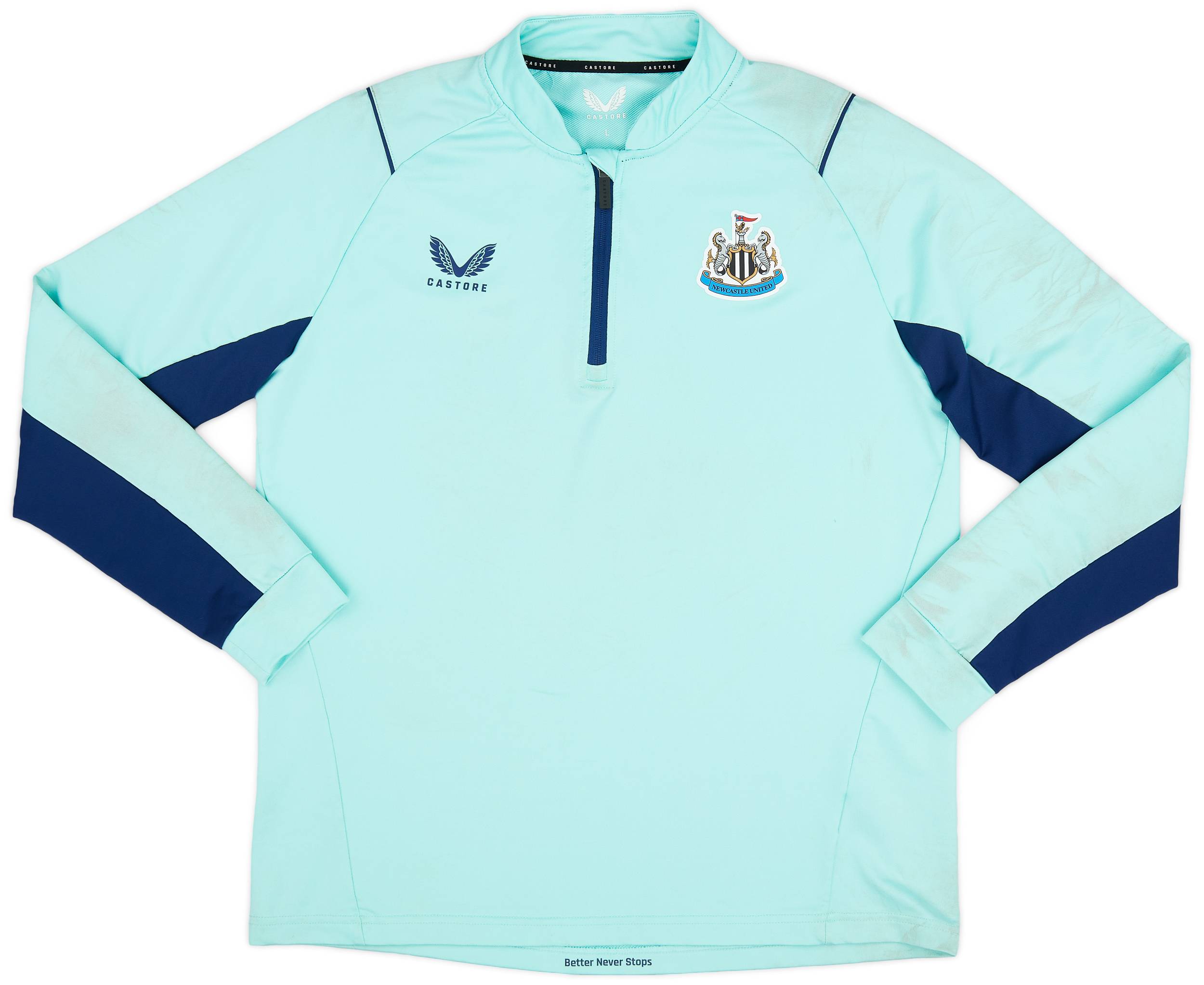 2022-23 Newcastle Castore 1/4 Zip Training Top - Very Good - (M)