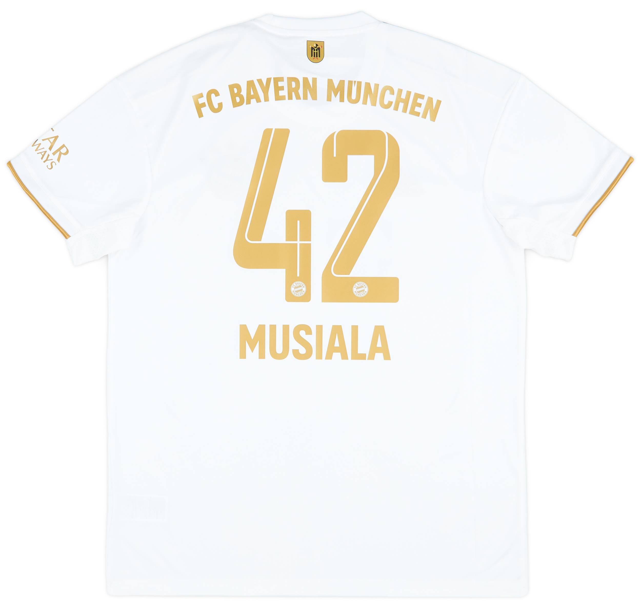 2022-23 Bayern Munich Away Shirt Musiala #42