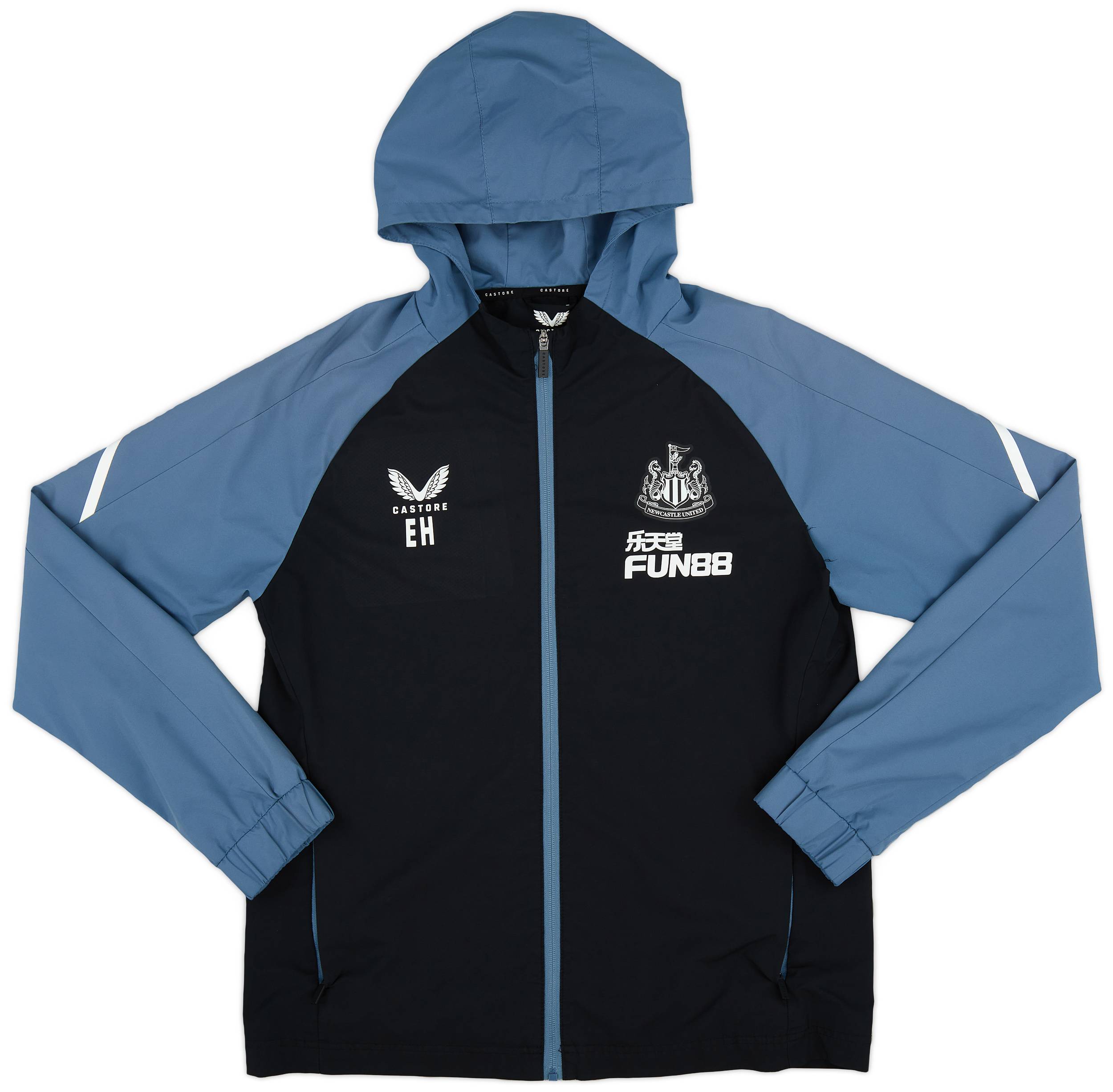 2022-23 Newcastle Staff Issue Rain Jacket 'EH' (Eddie Howe) - As New - (M)