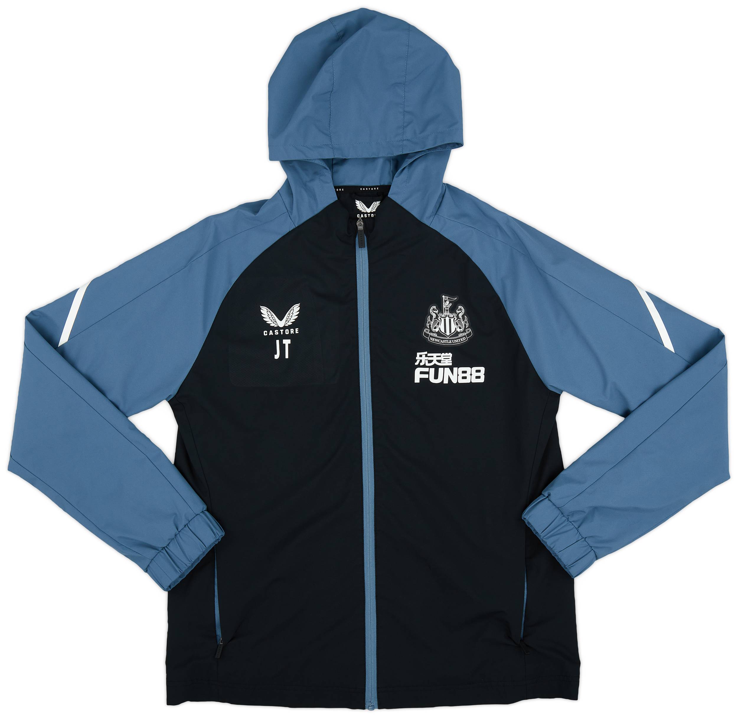 2022-23 Newcastle Staff Issue Rain Jacket 'JT' (Jason Tindall) - As New - (M)
