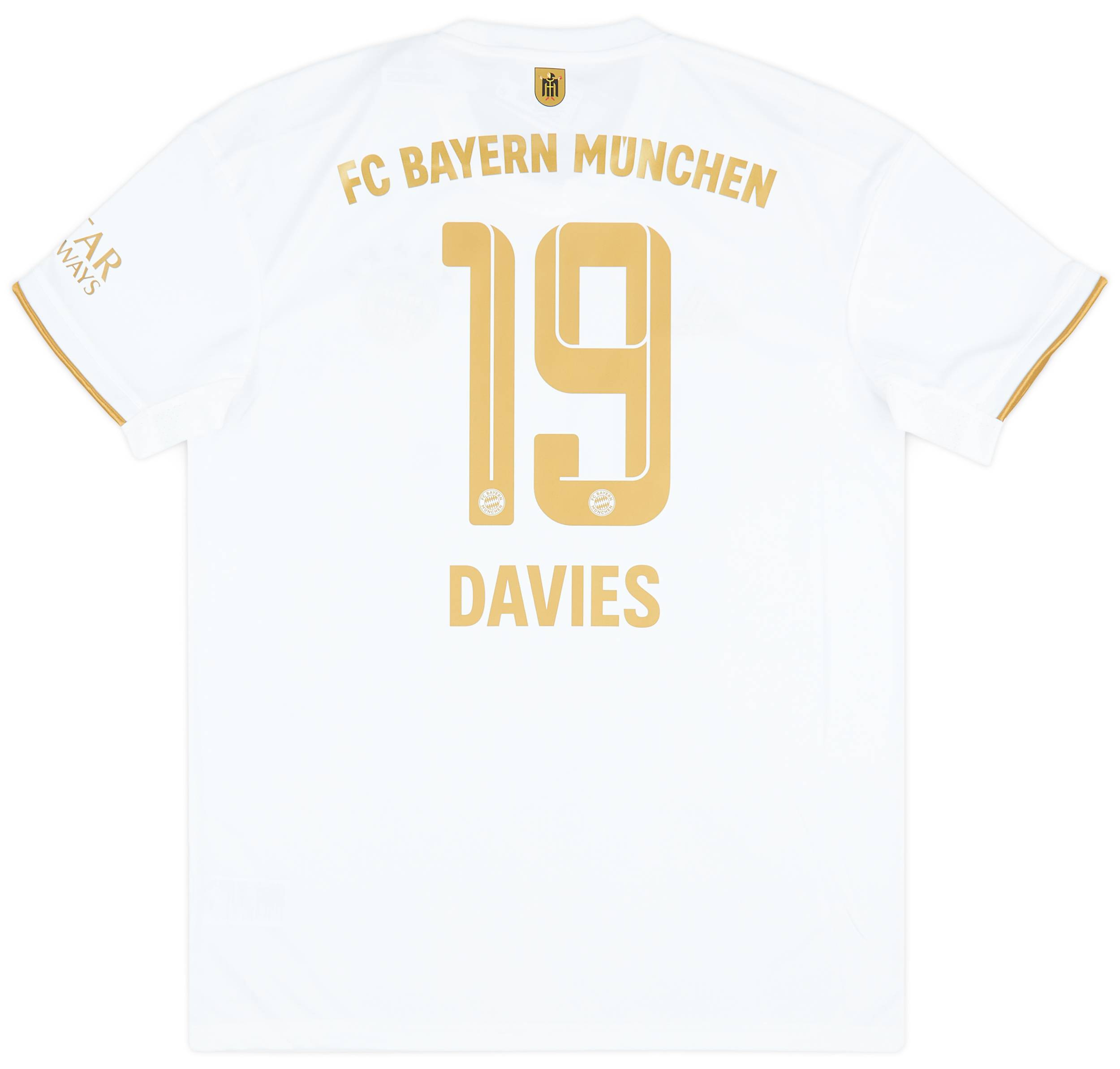 2022-23 Bayern Munich Away Shirt Davies #19
