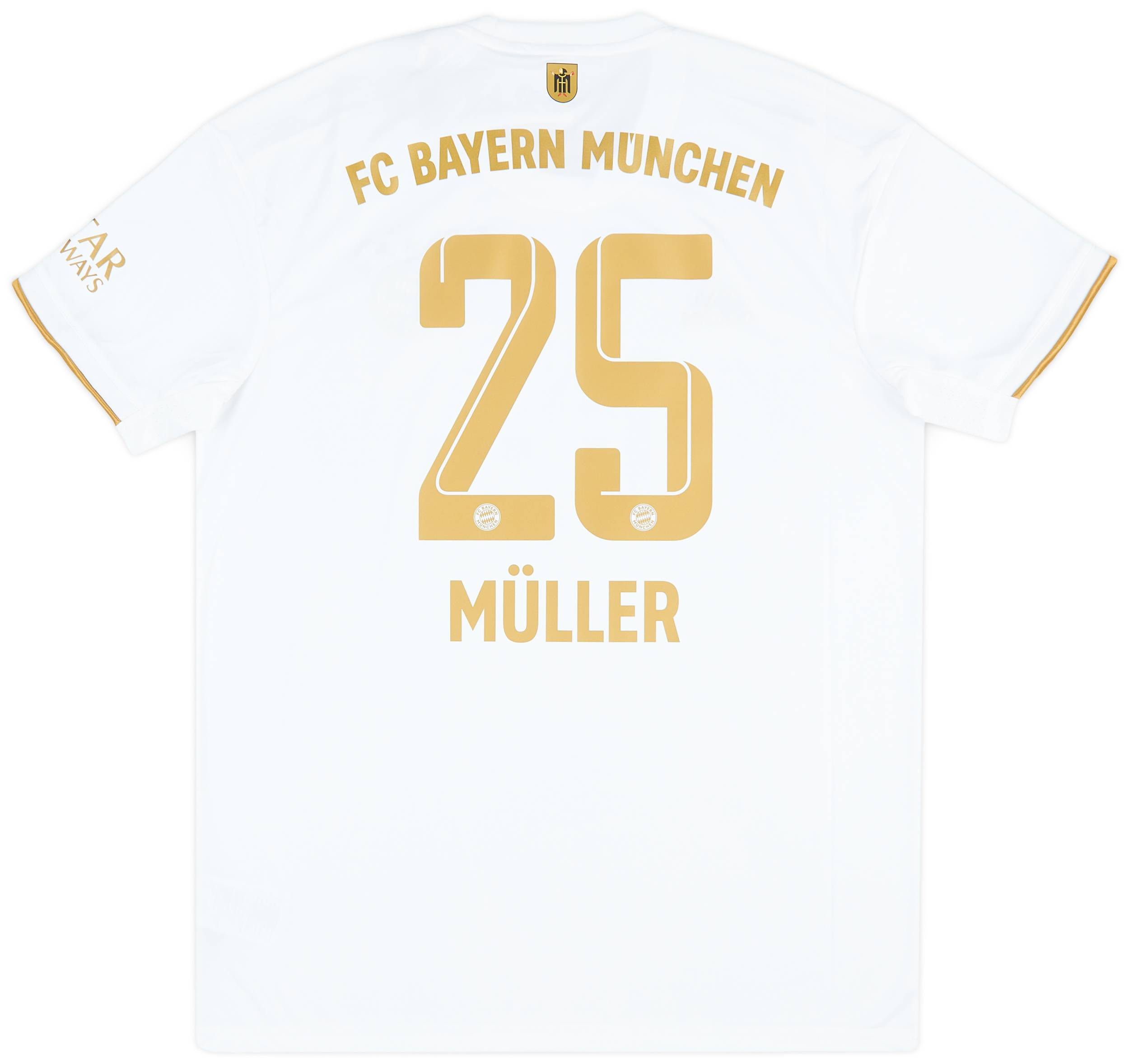 2022-23 Bayern Munich Away Shirt Muller #25