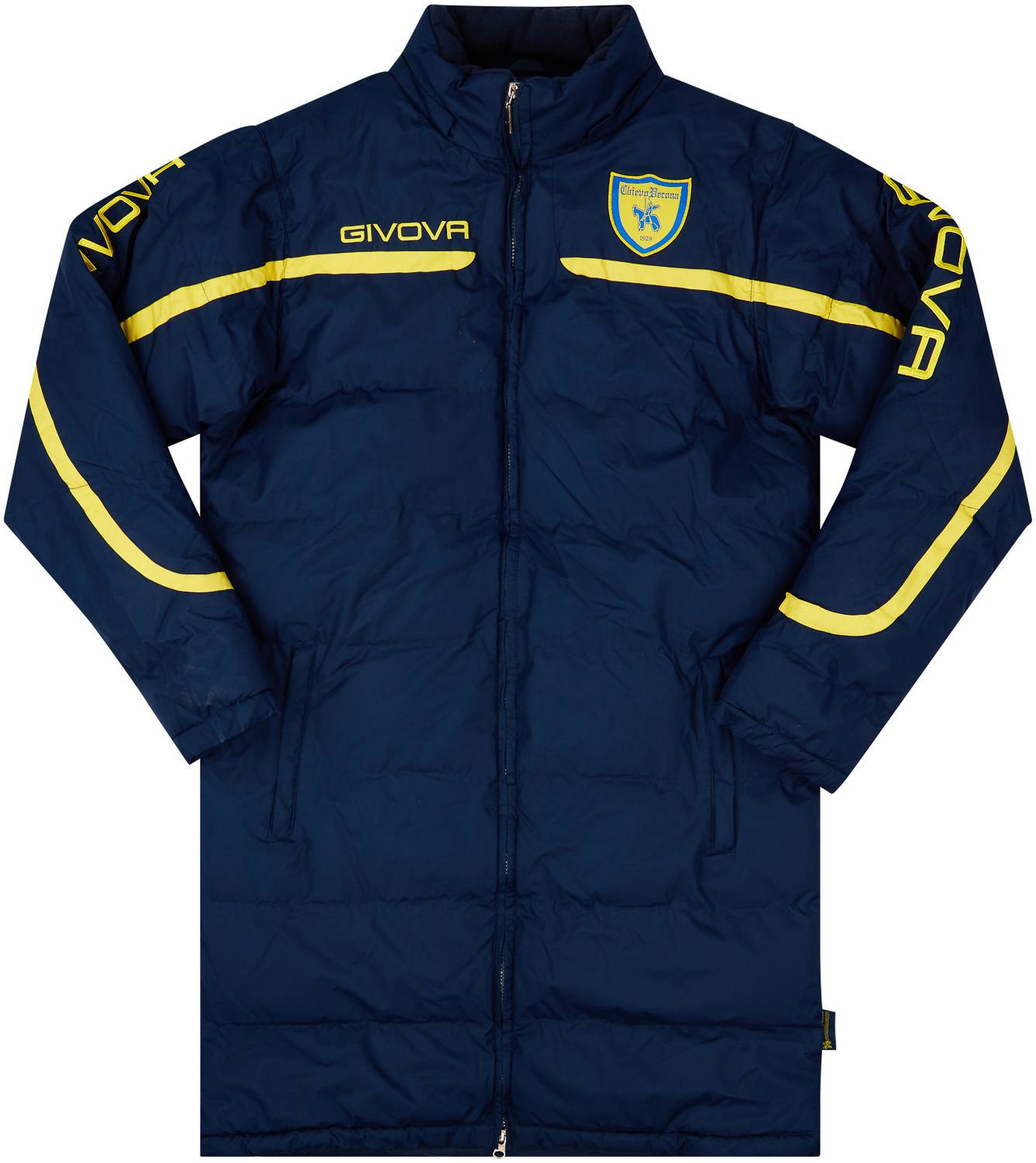 2018-19 Chievo Verona Givova Padded Bench Jacket - 7/10 - (M)