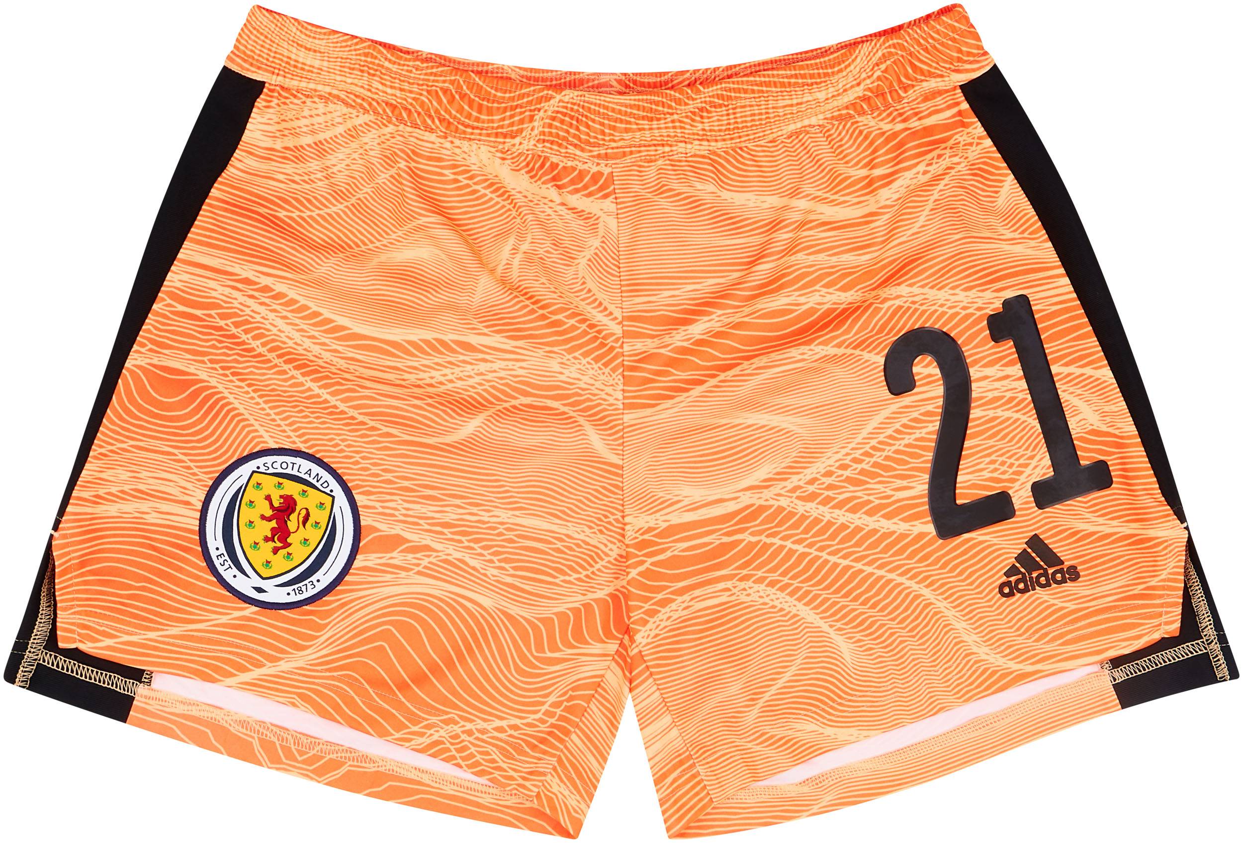2021-22 Scotland GK Shorts #21 (Cumings) Womens (M)