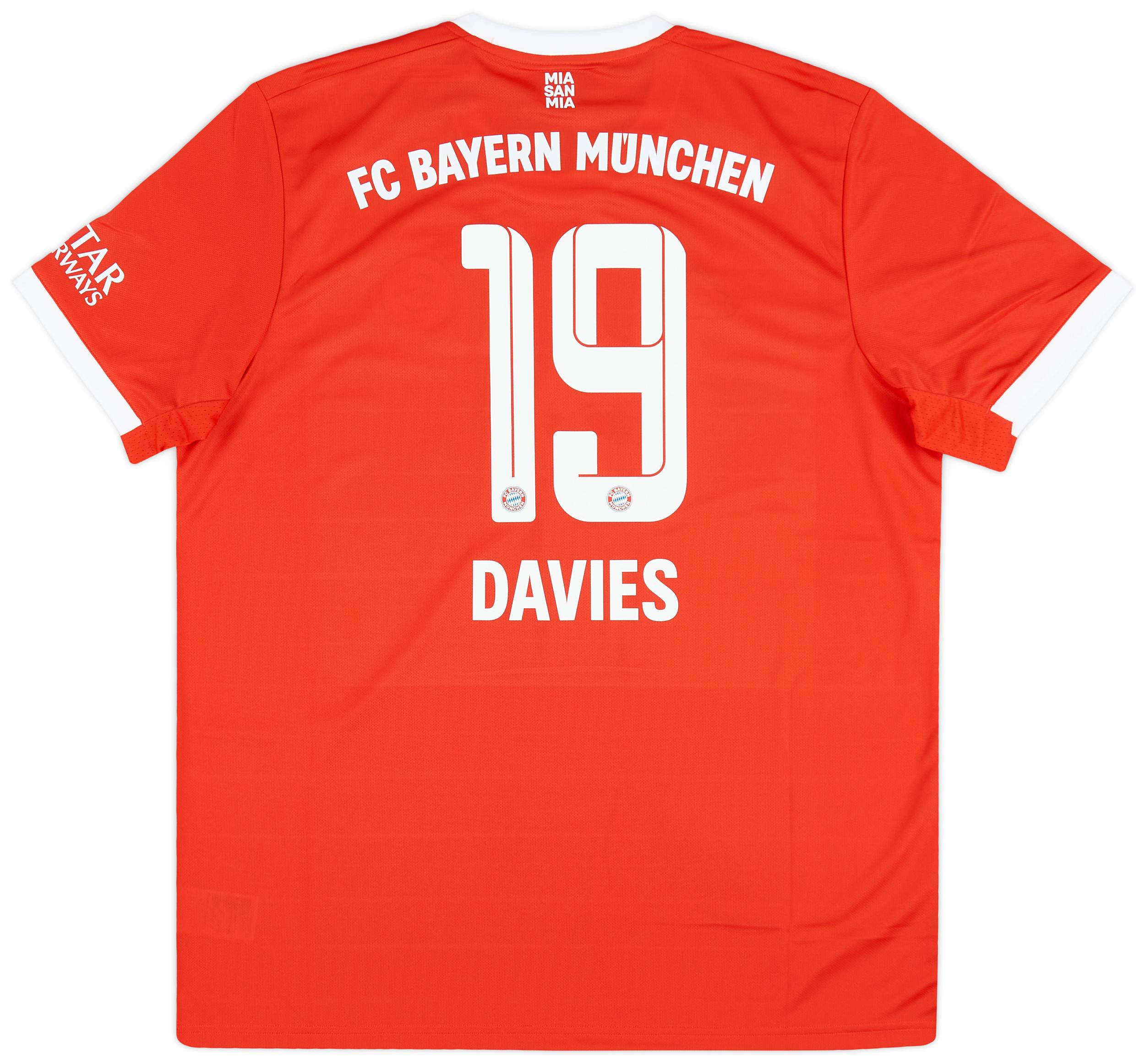 2022-23 Bayern Munich Home Shirt Davies #19