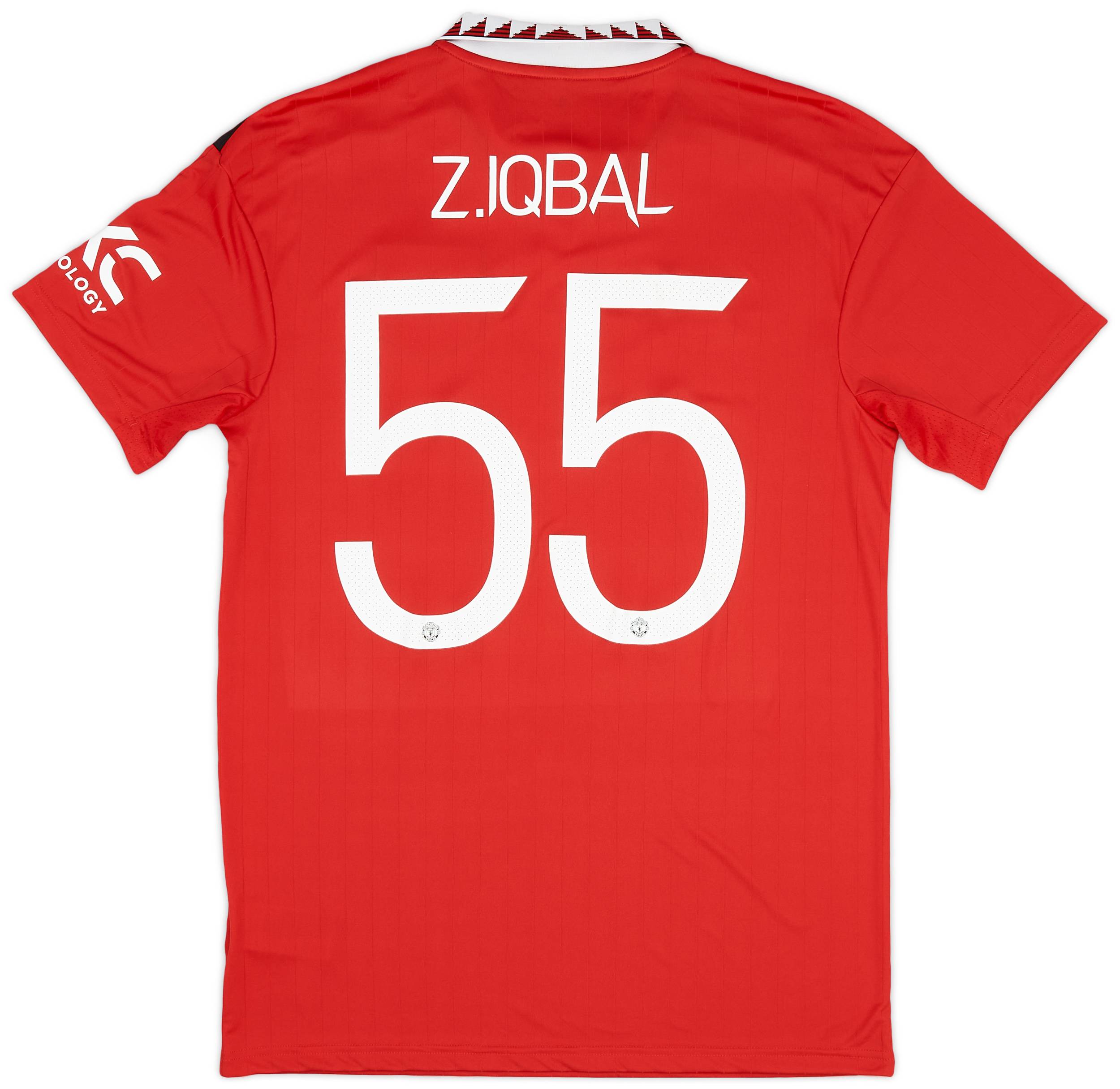 2022-23 Manchester United Home Shirt Z.Iqbal #55 (M)
