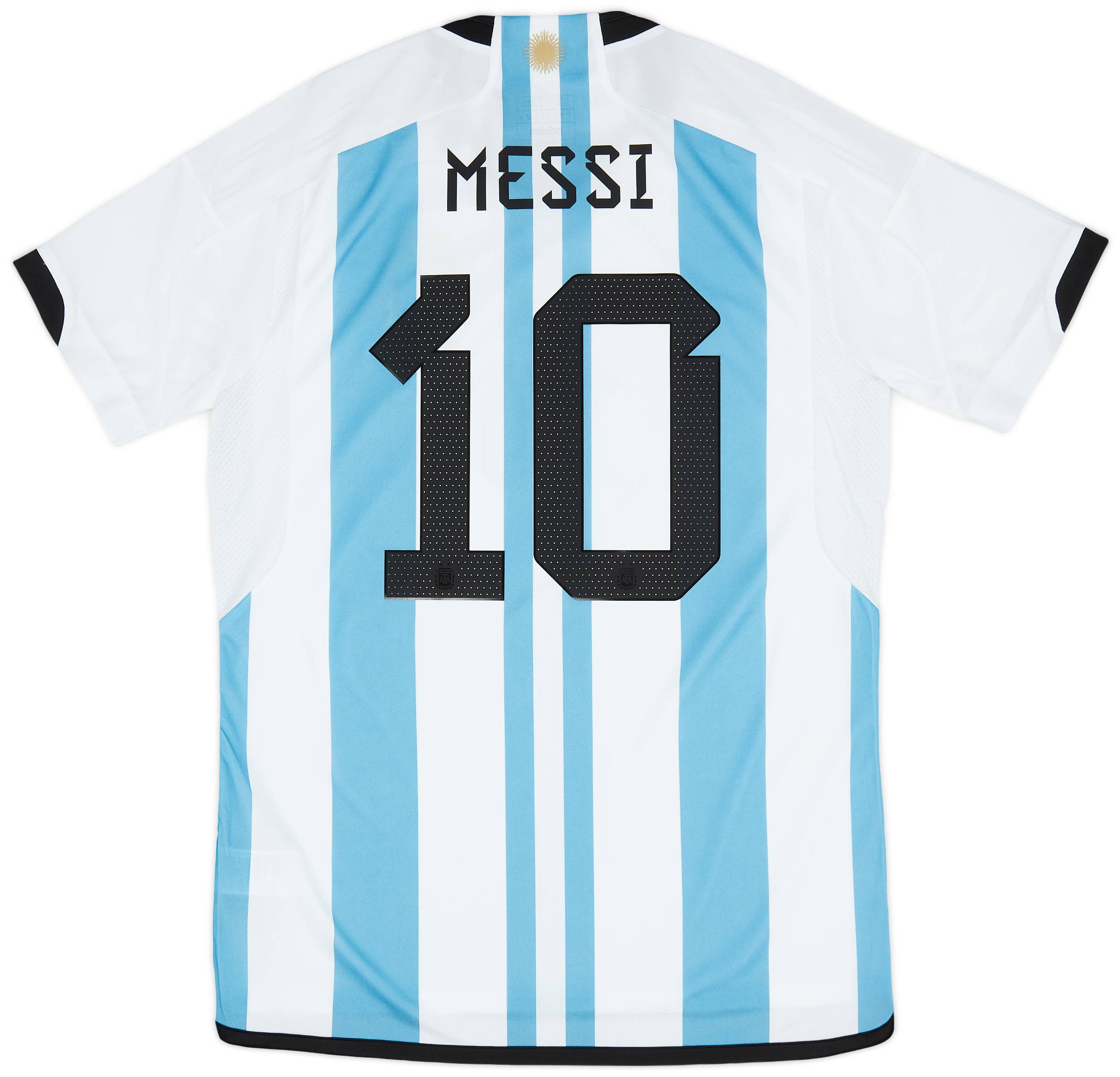 2022 23 Argentina Home Shirt Messi 10