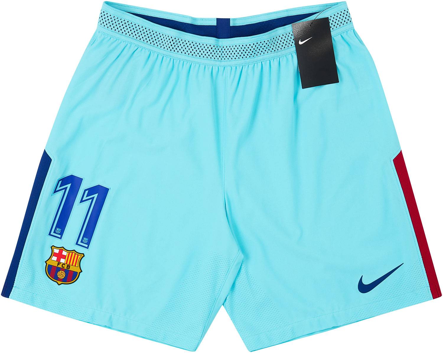 2017-18 Barcelona Player Issue Vaporknit Away Shorts #11 (Neymar)
