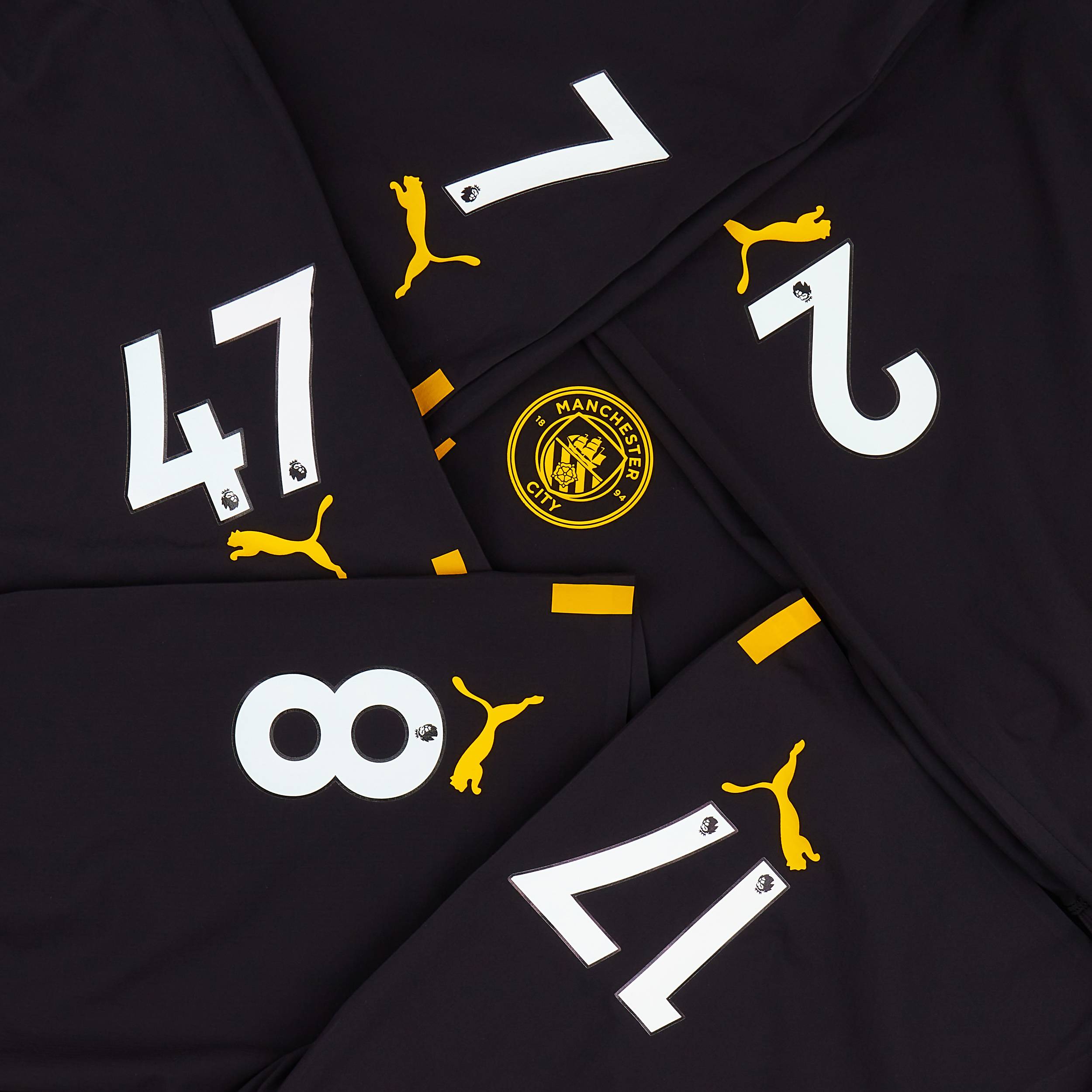 2022-23 Manchester City Player Issue Away Shorts # - 7/10)