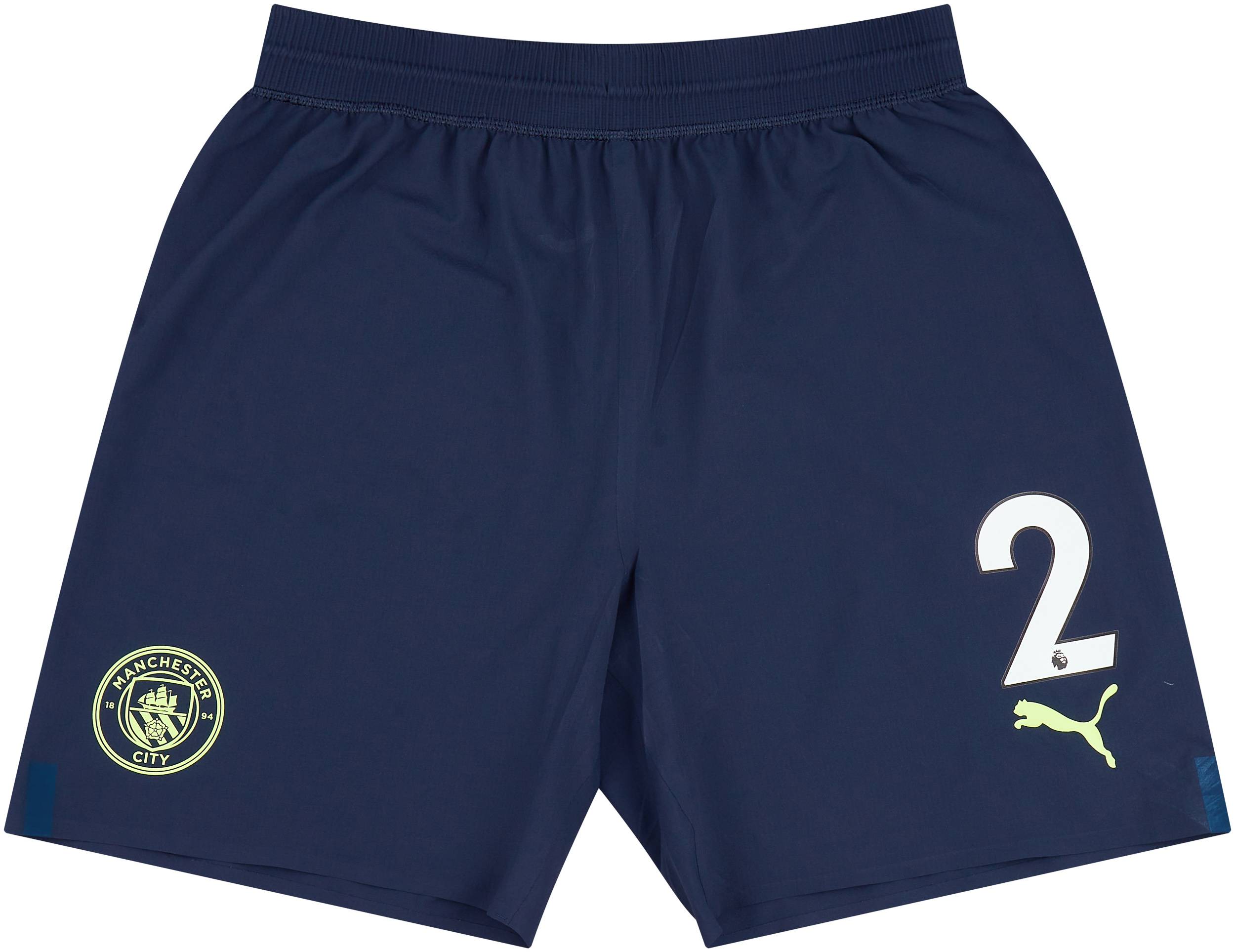 2022-23 Manchester City Player Issue Third Shorts # - 7/10