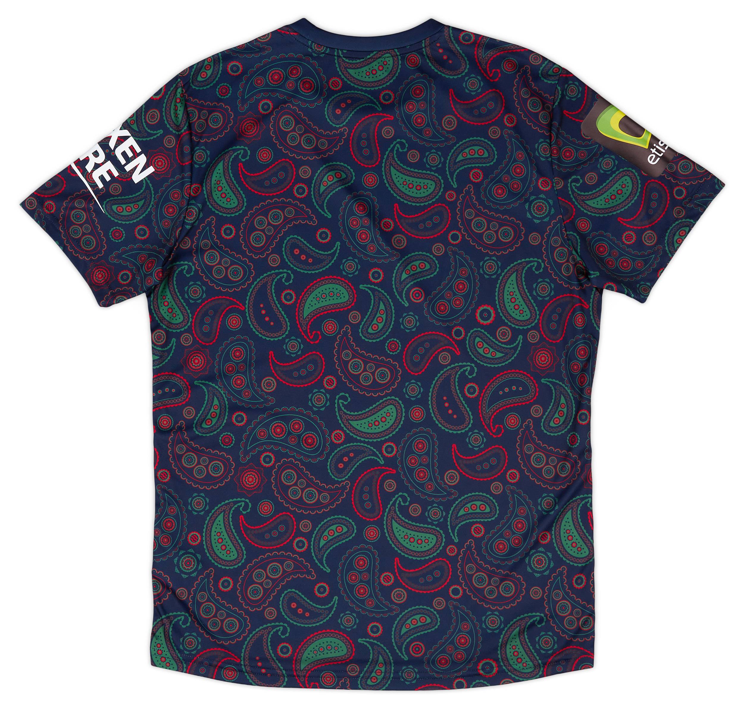 Esports Paisley Man City Kit Bandana Paisley Yoke Adult Black Back