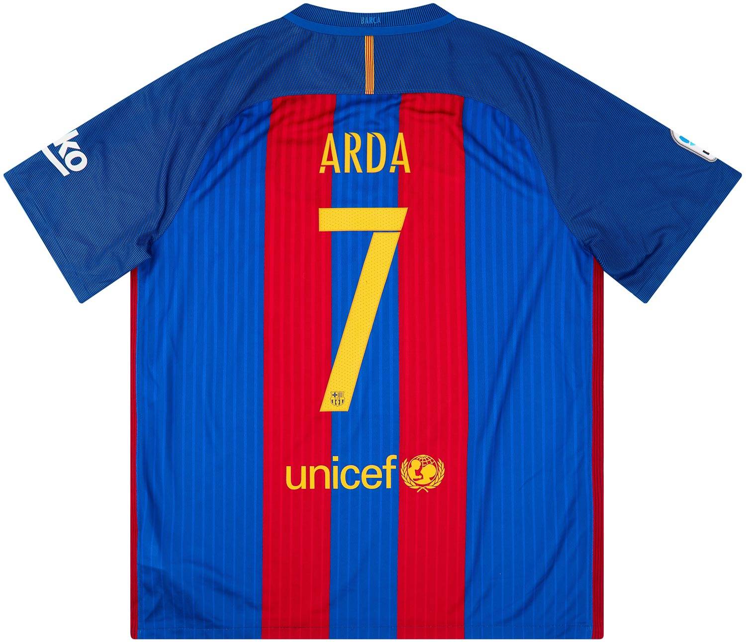 2016-17 Barcelona Home Shirt Arda #7 (XL)