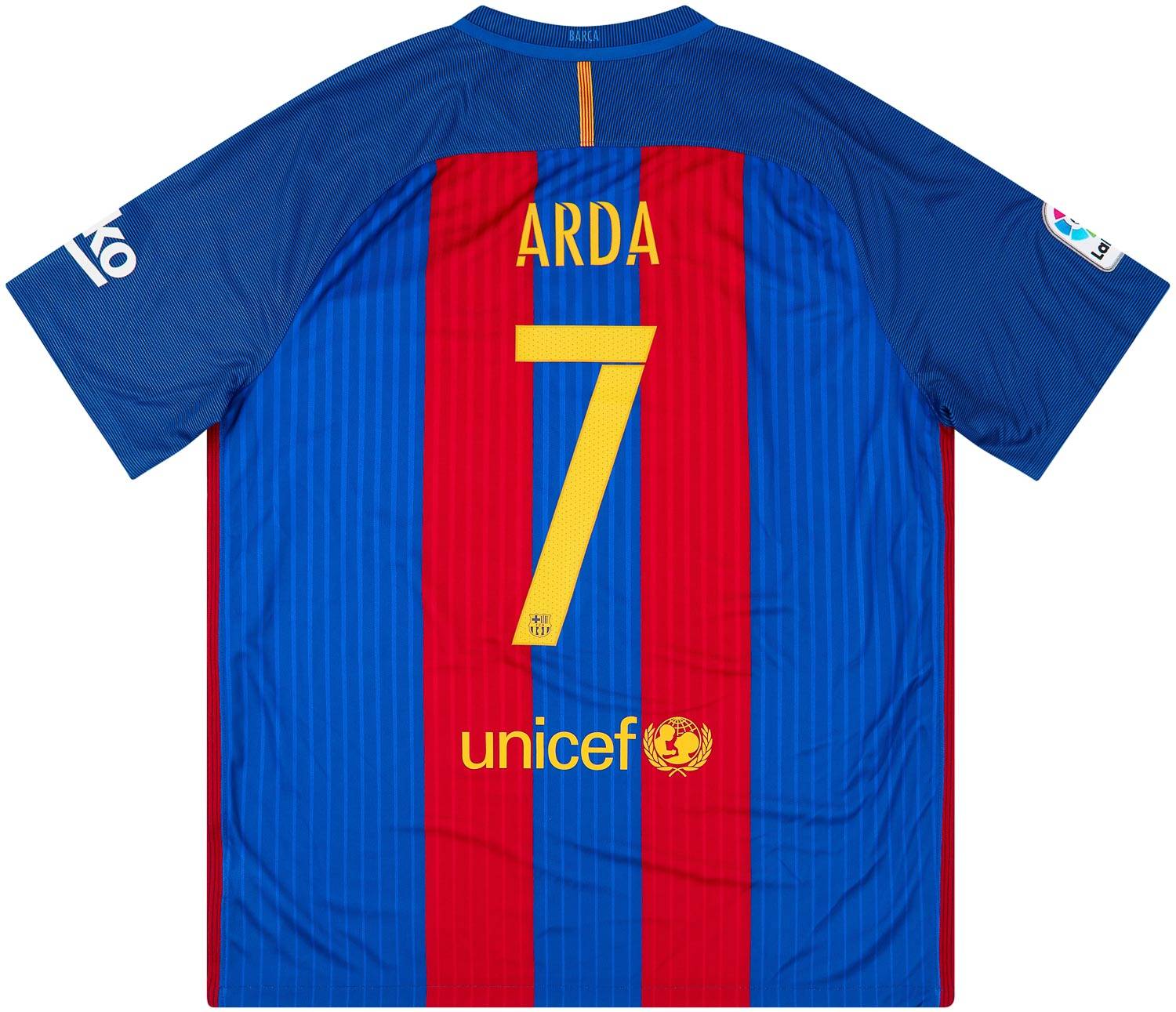 2016-17 Barcelona Home Shirt Arda #7 (XL)