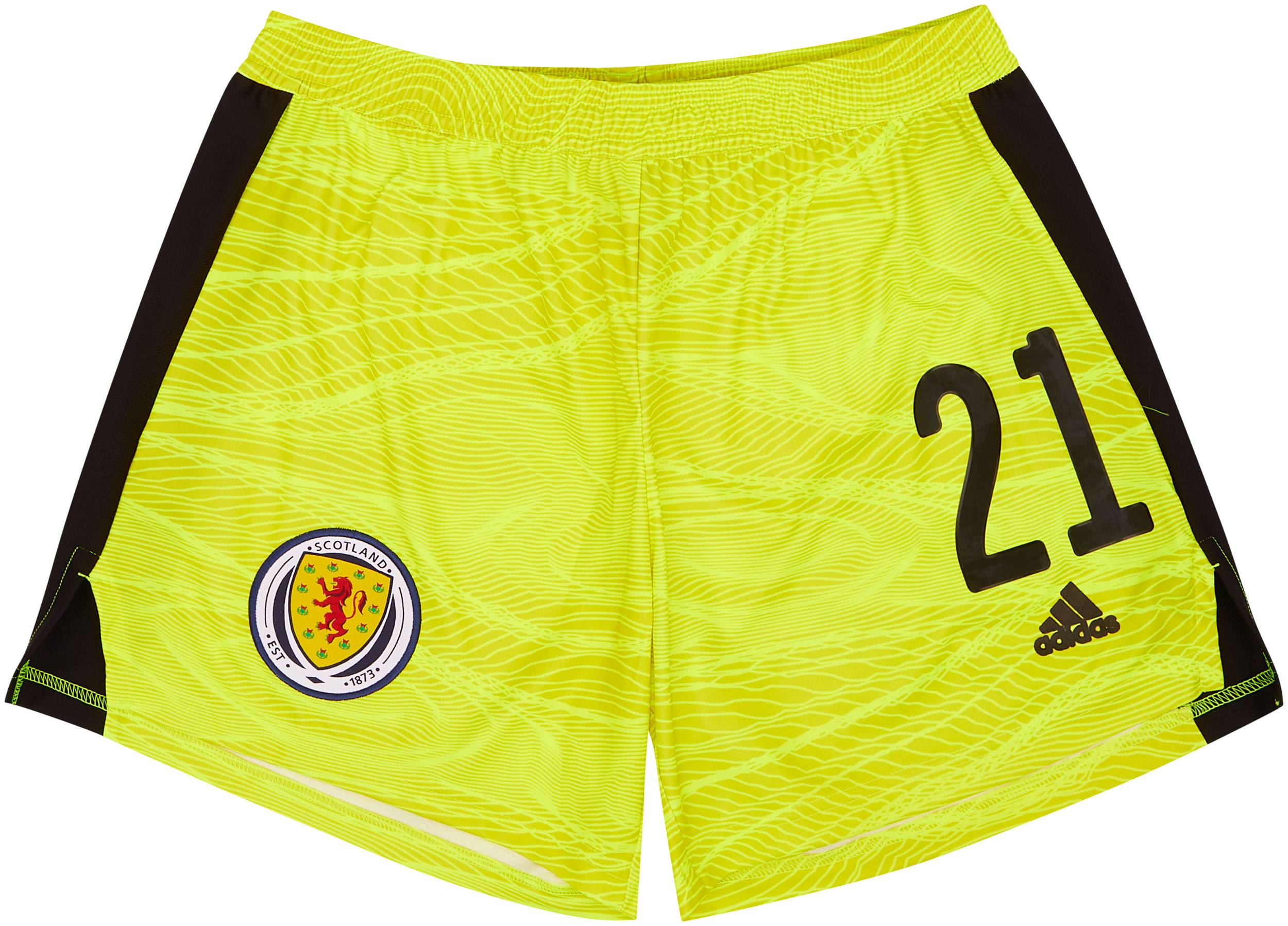 2021-22 Scotland GK Shorts #21 (Cumings) Womens (M)