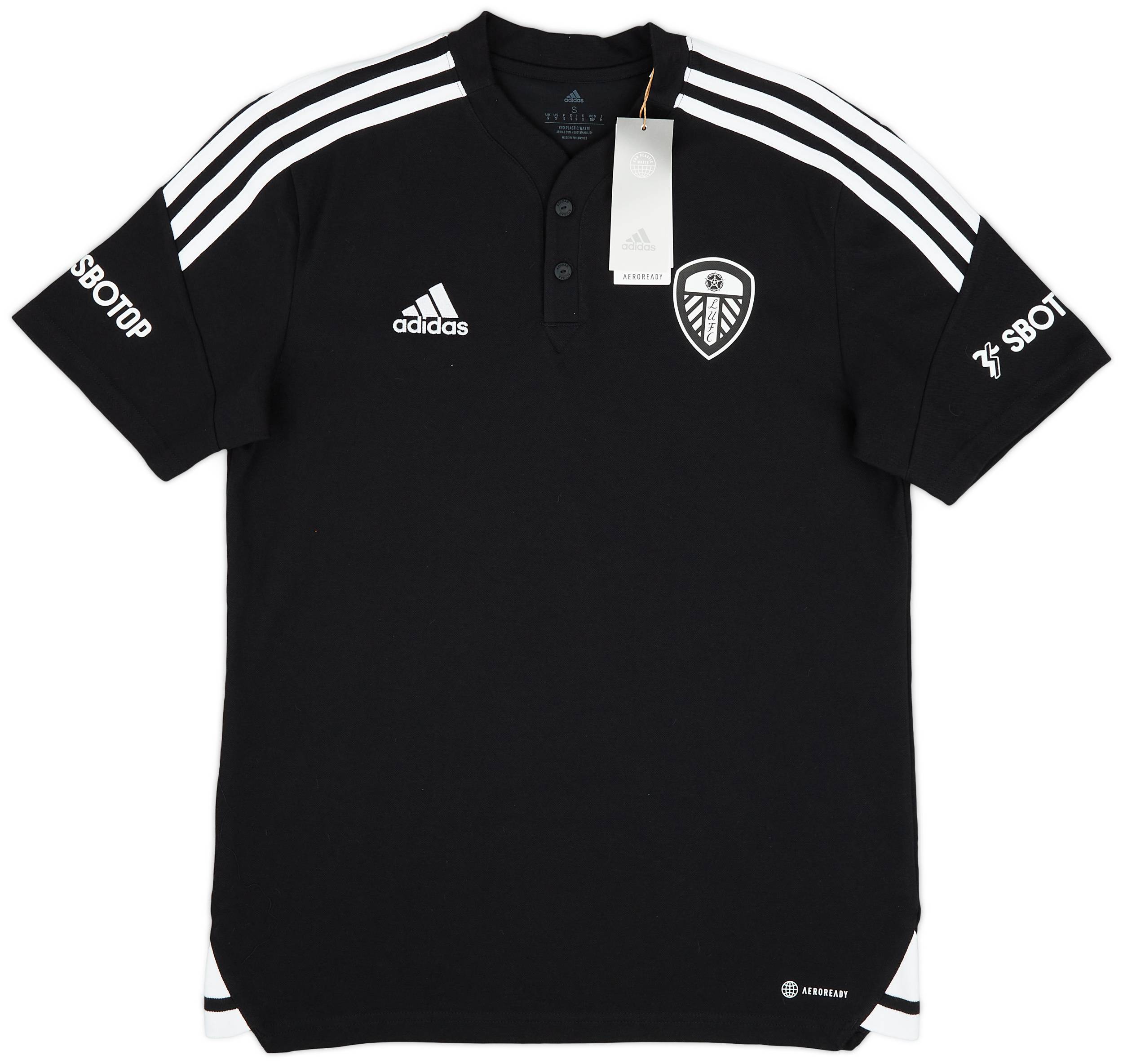 2022-23 Leeds United Player Issue Polo T-Shirt