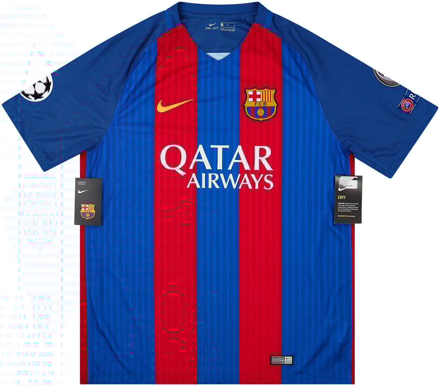 2016-17 Barcelona Home CL Shirt L