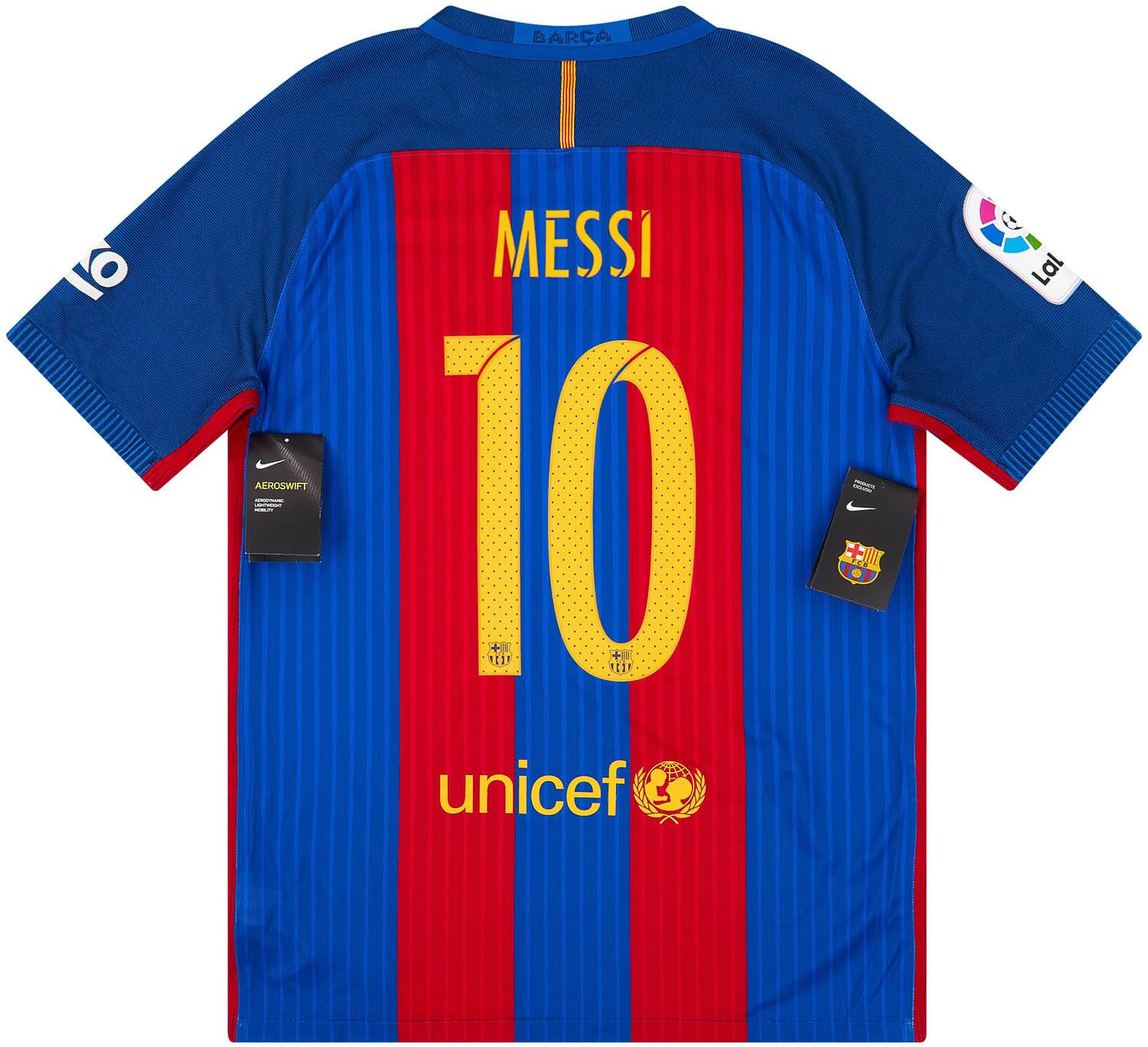 2016 17 Barcelona Authentic Player Issue Home Shirt Messi 10 NEW