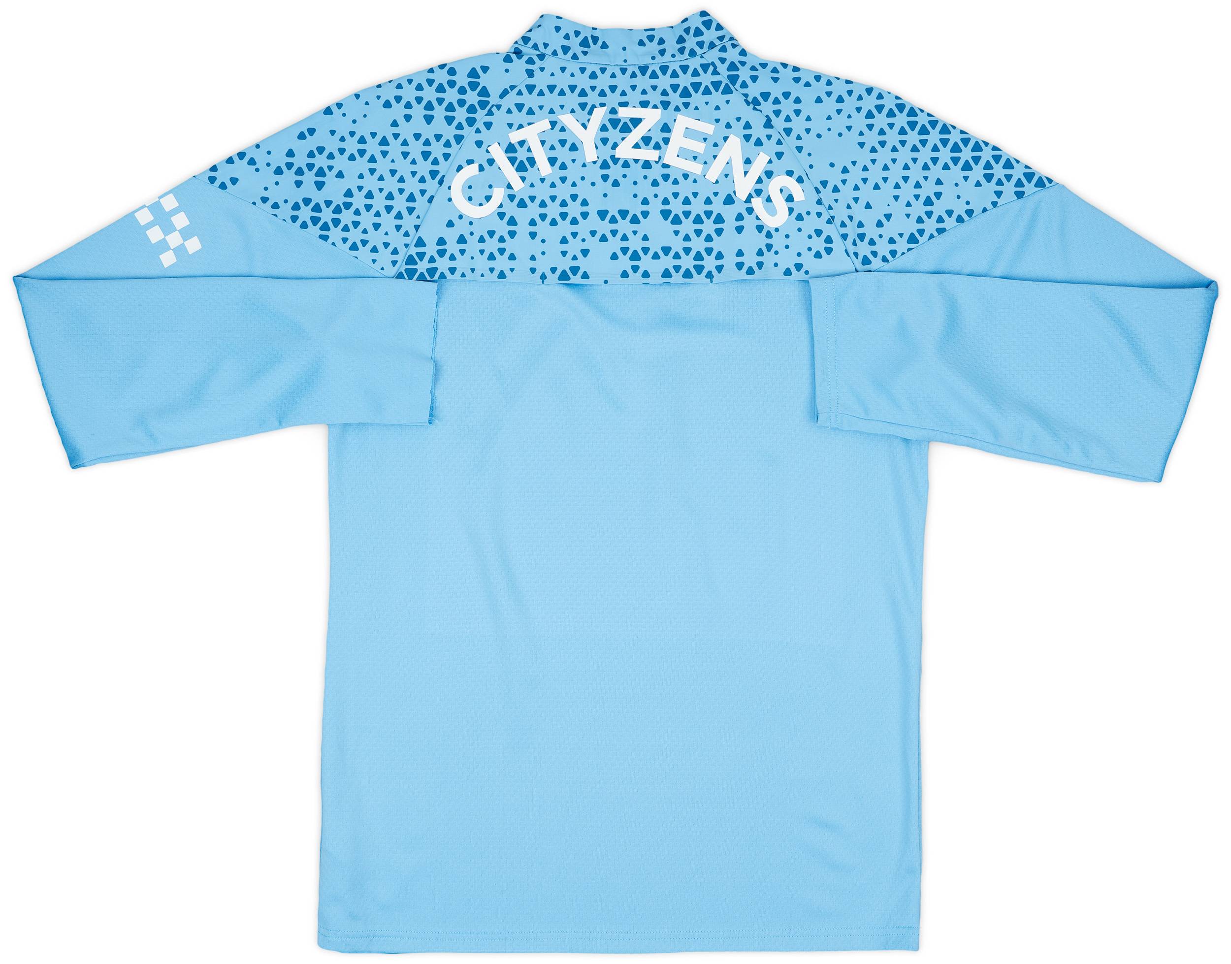2023-24 Manchester City Player Issue 1/4 Zip Training Top