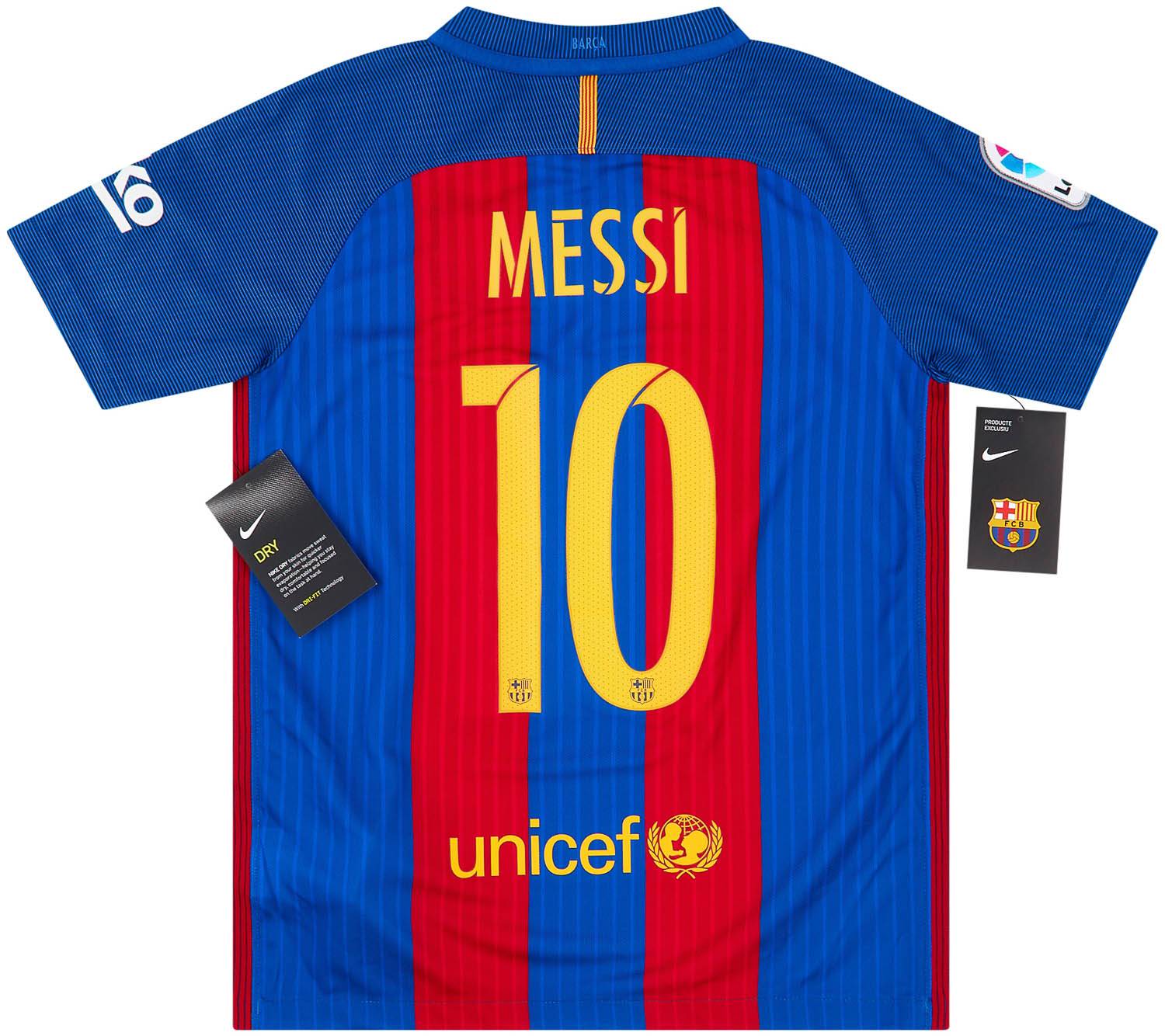2016-17 Barcelona Home Shirt Messi #10 - NEW - (KIDS)