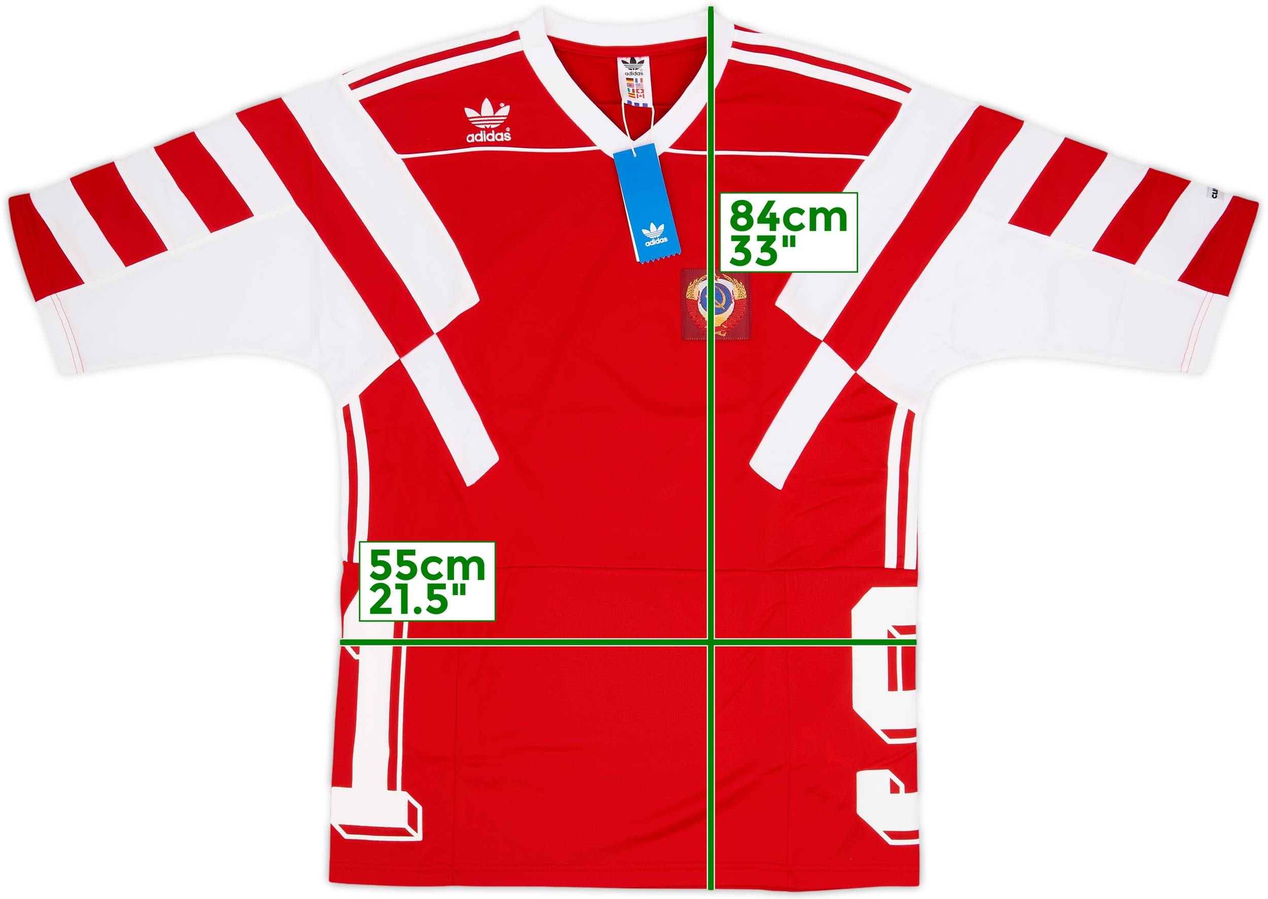 2018 Russia adidas Originals World Cup Mash Up Shirt (M)