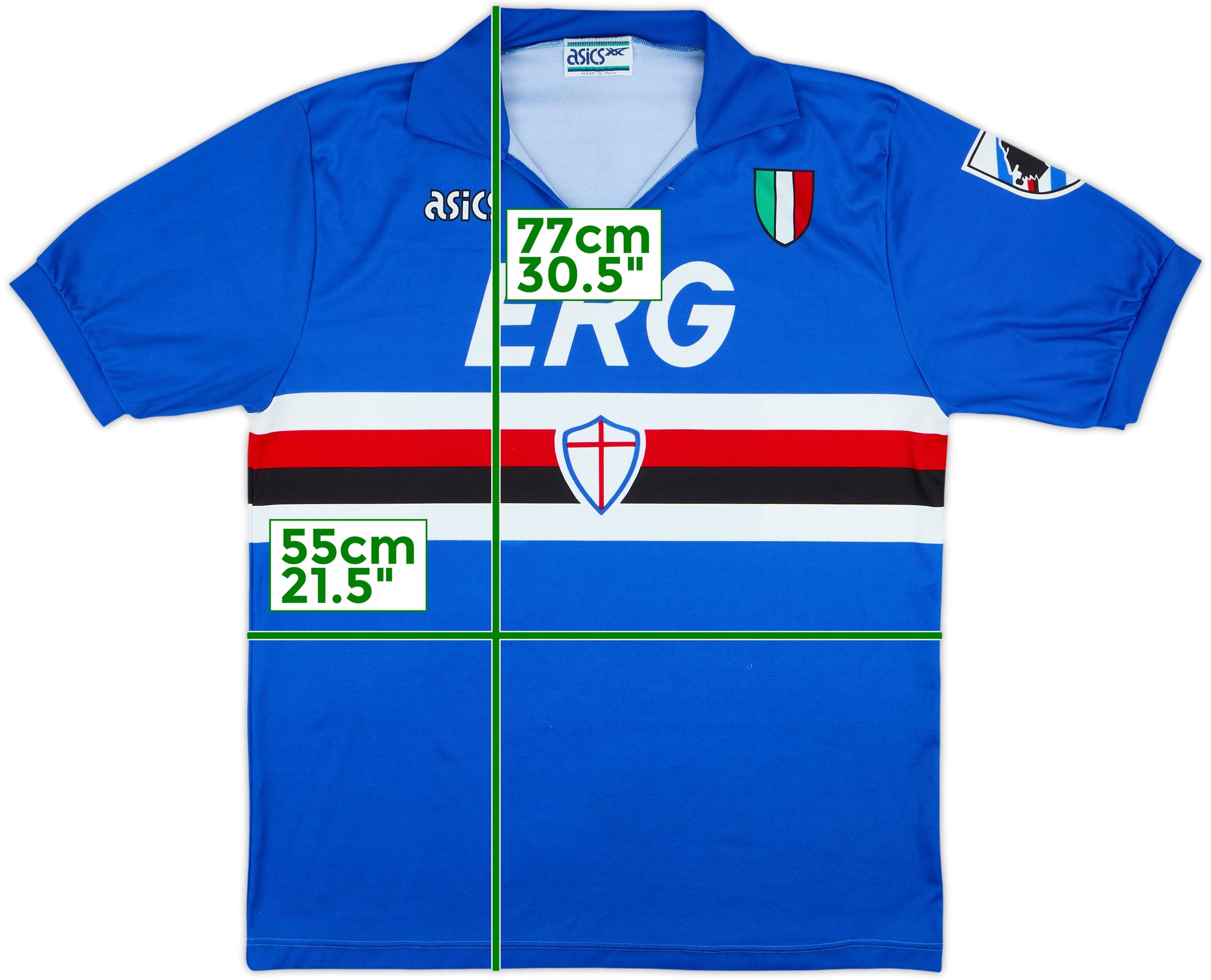 1990-92 Sampdoria Home Shirt - 8/10 - (XL)