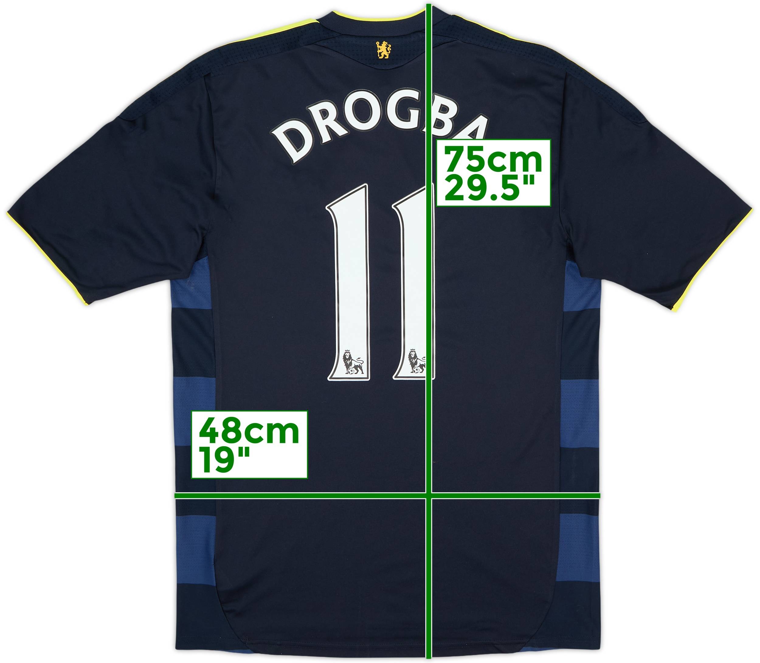 2009-10 Chelsea Away Shirt Drogba #11 - 6/10 - (M)