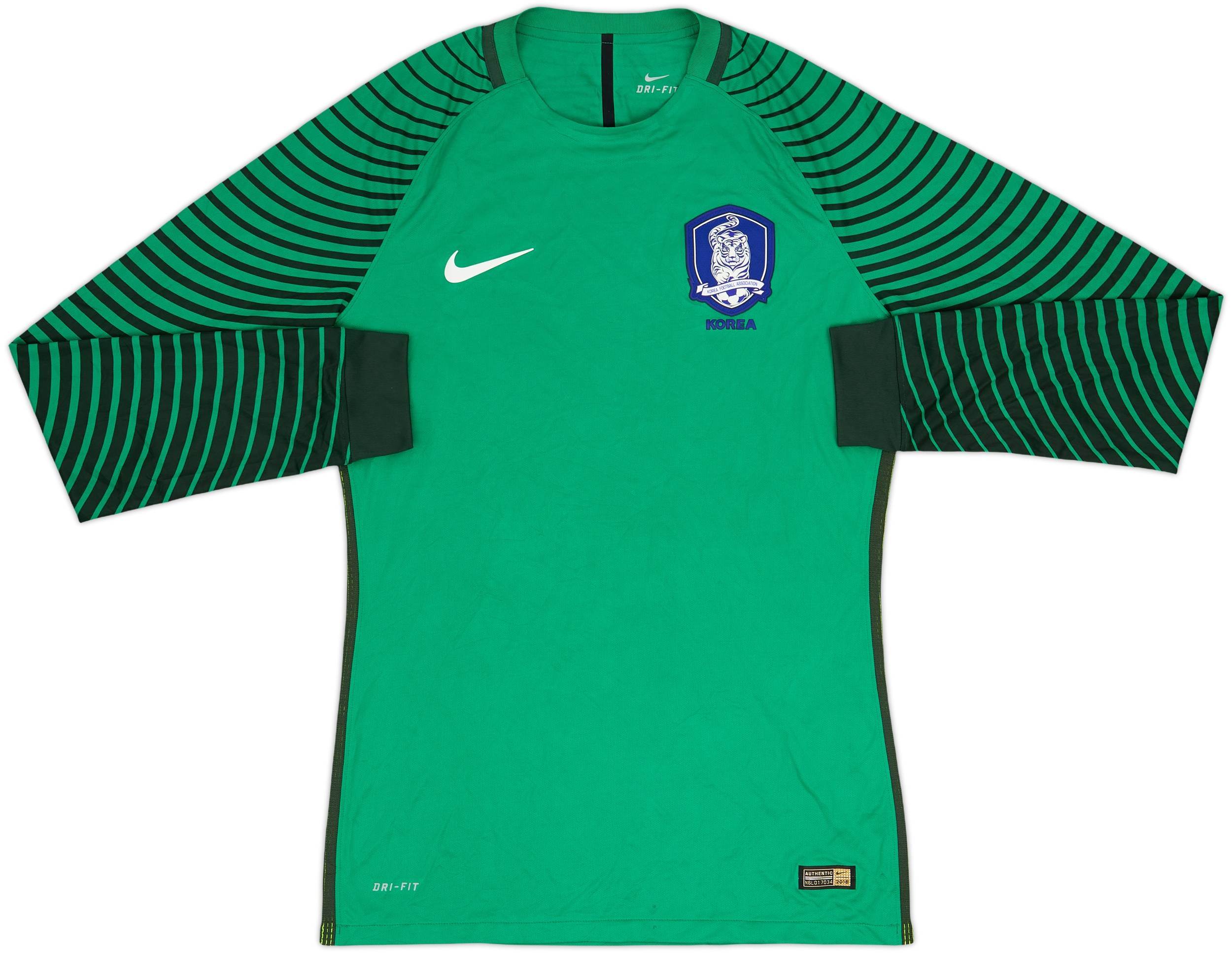 2016-17 South Korea Authentic GK Shirt - 8/10 - (L)